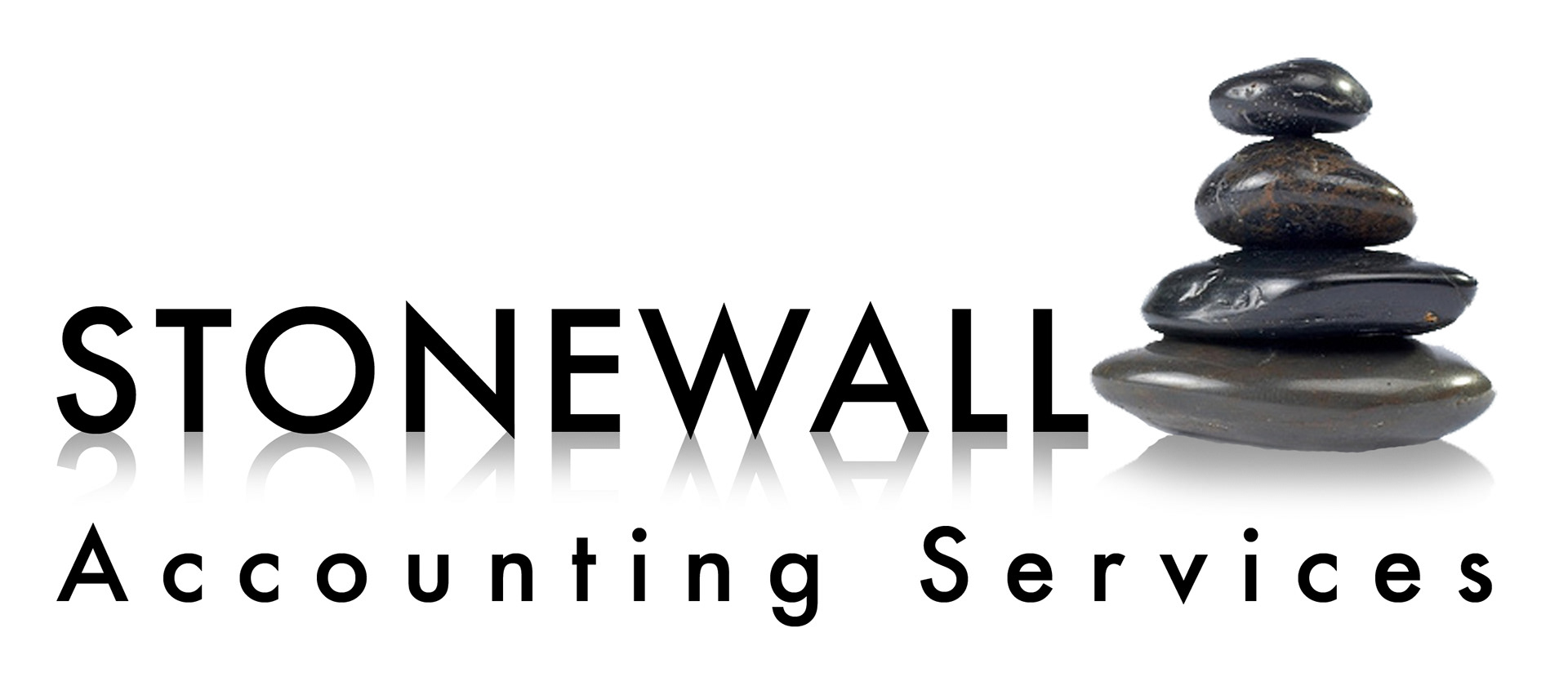 Modern image and text based logo for a small Accounting Firm.