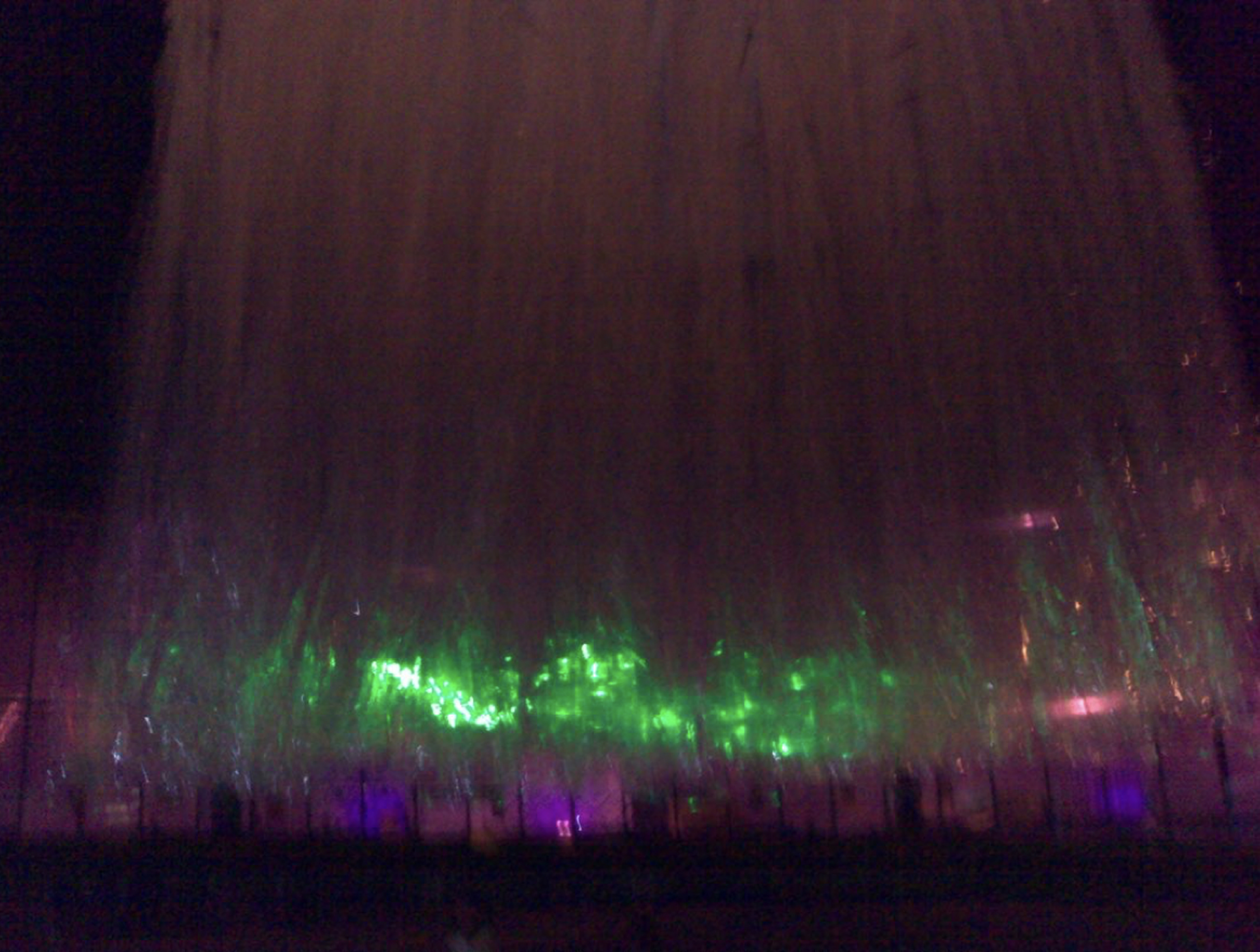 Cellophane paper (not plastic) and 100 laser beams