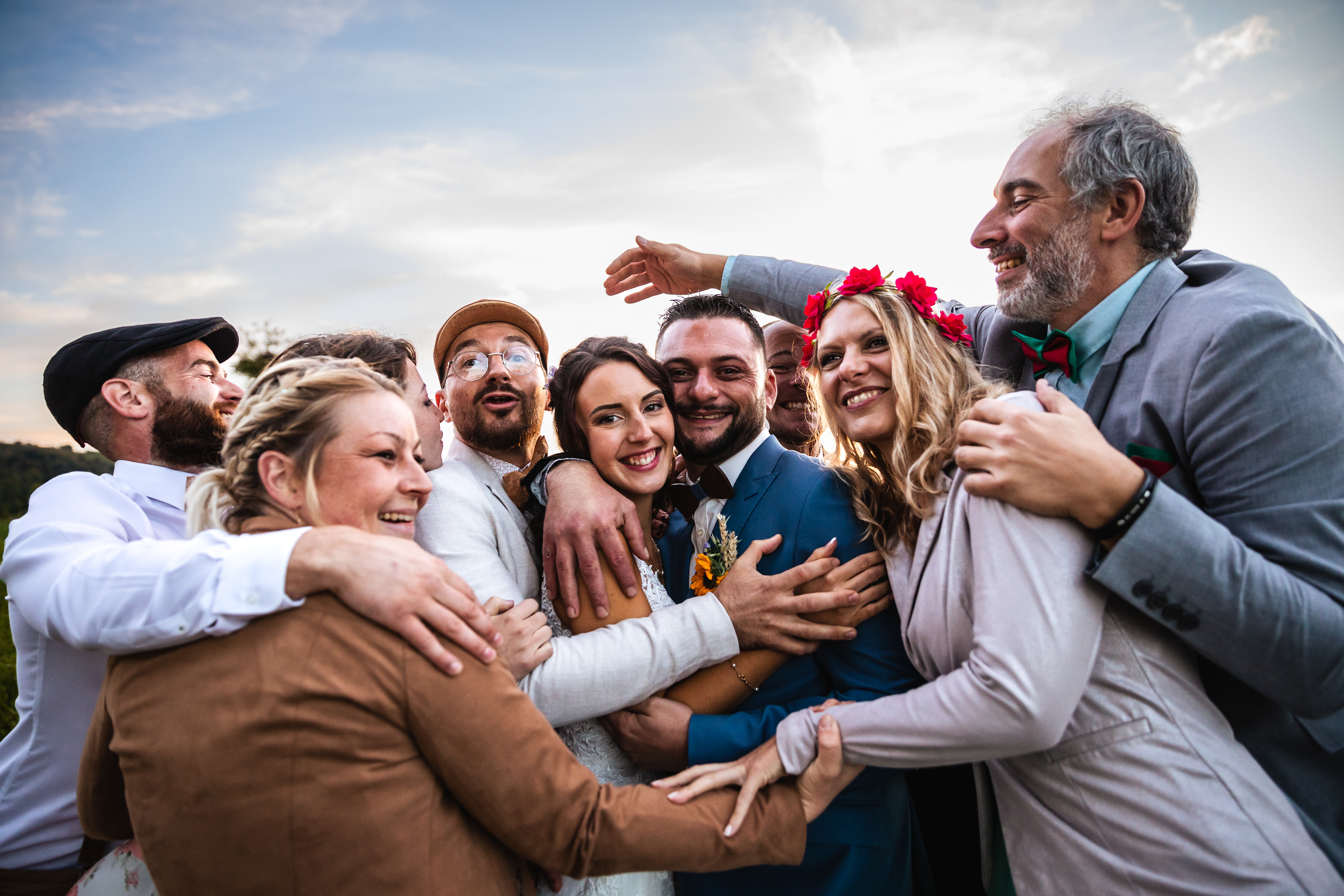 Les photos de groupes peuvent aussi être fun !