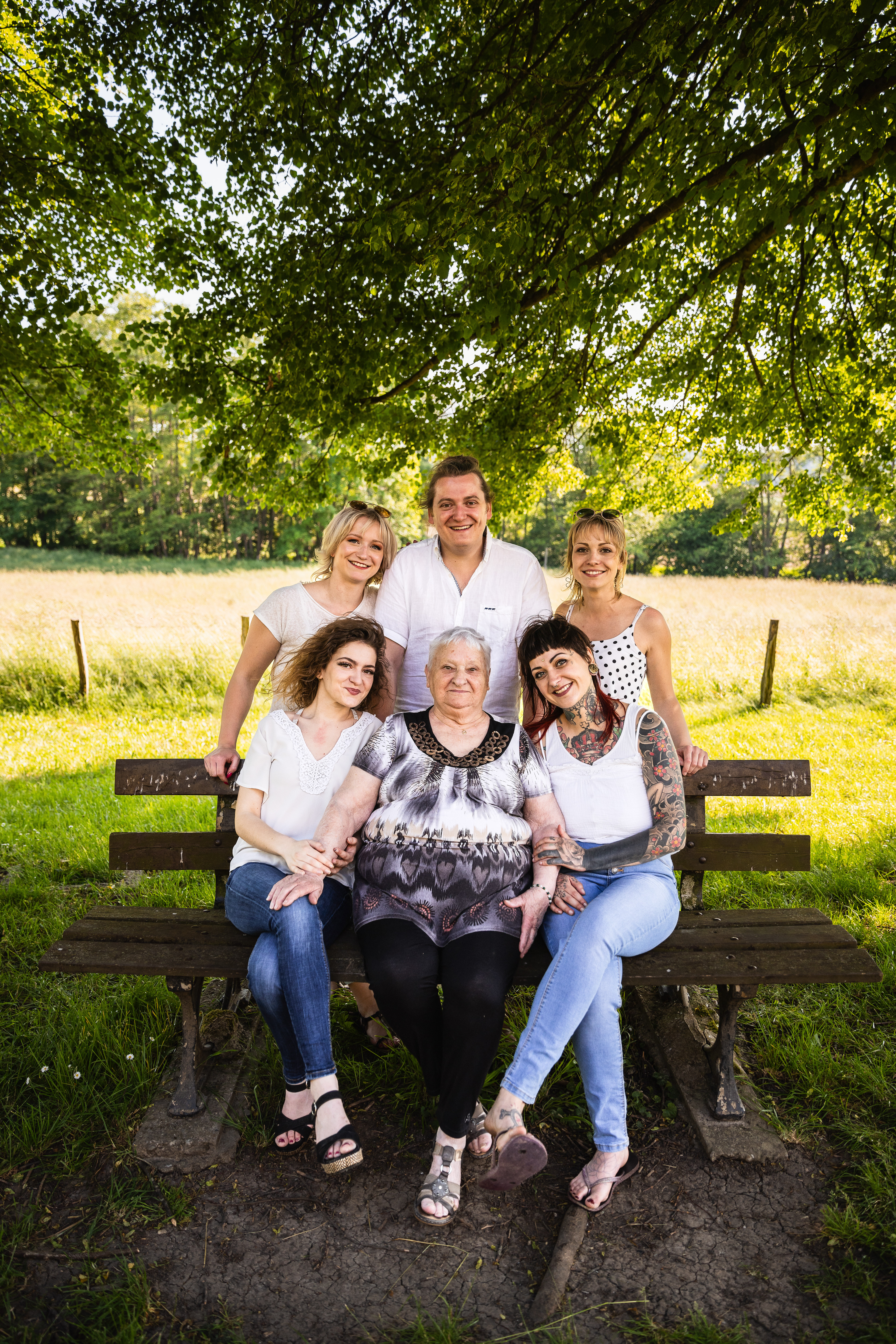 Séance photo en famille