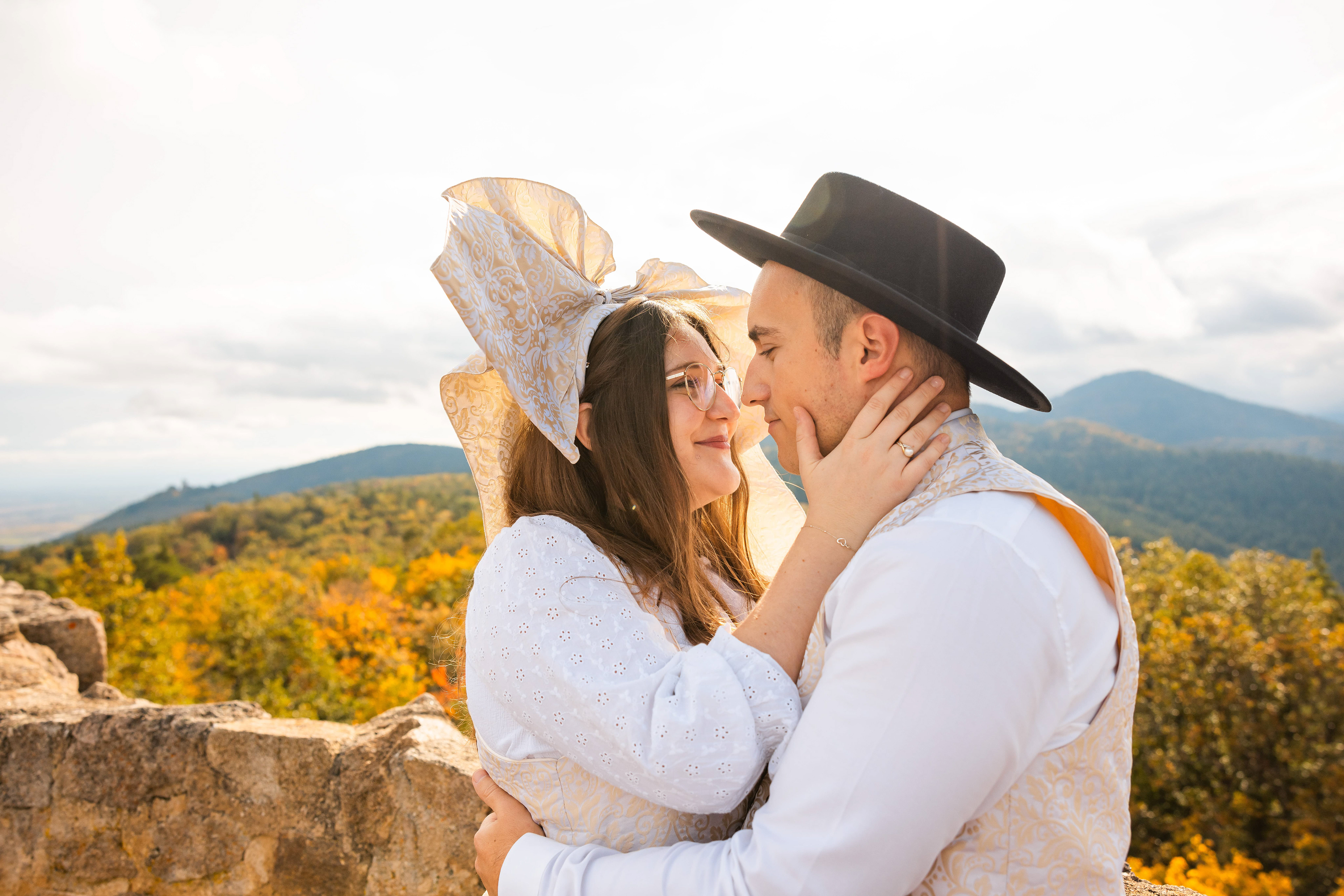 Séance engagement au château du Hohlandsbourg