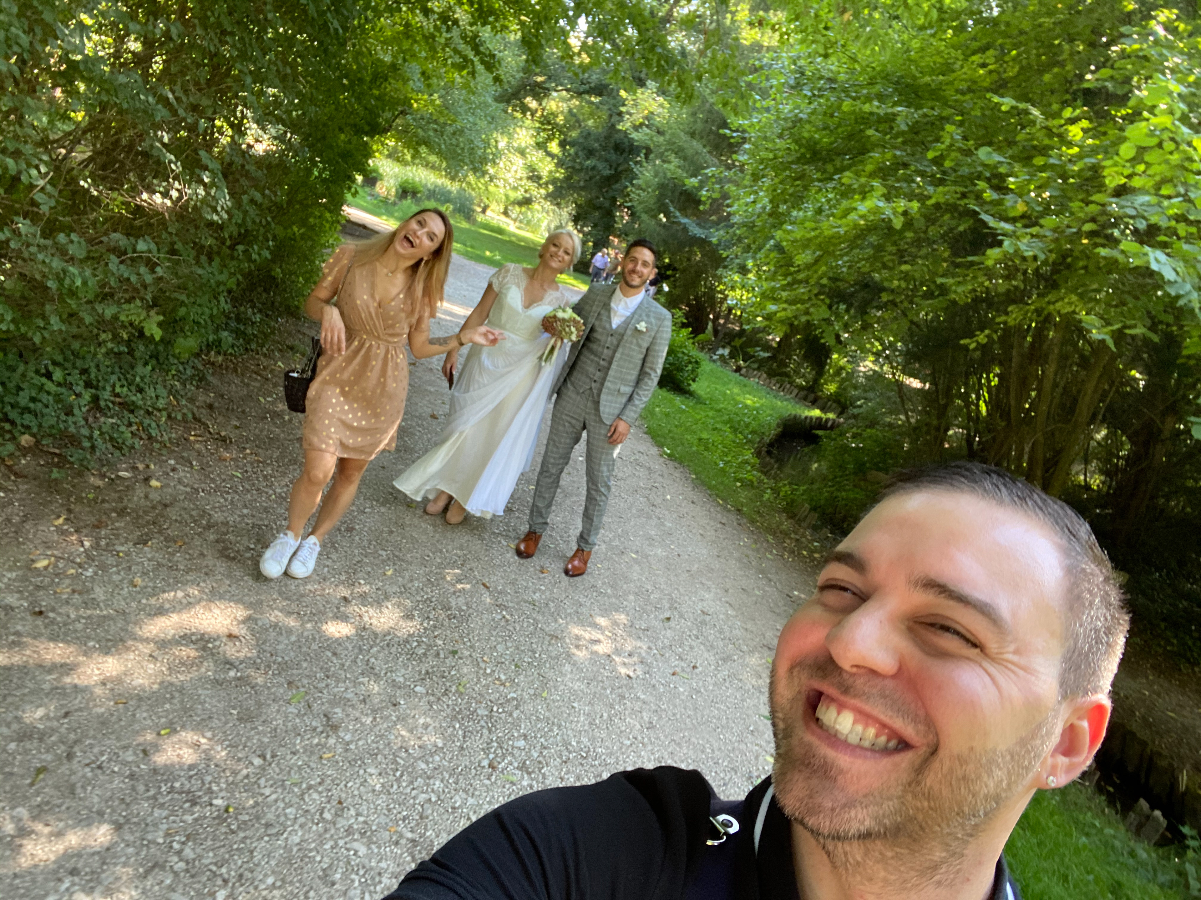 Backstage mariage