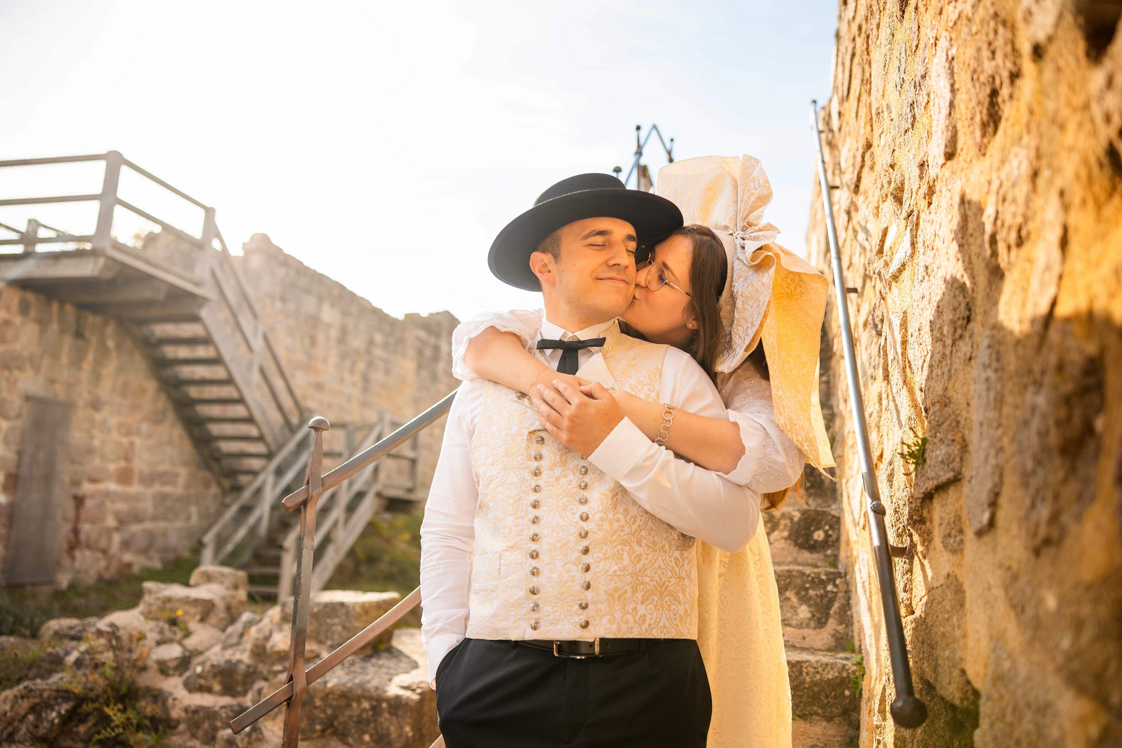 Séance engagement au château du Hohlandsbourg