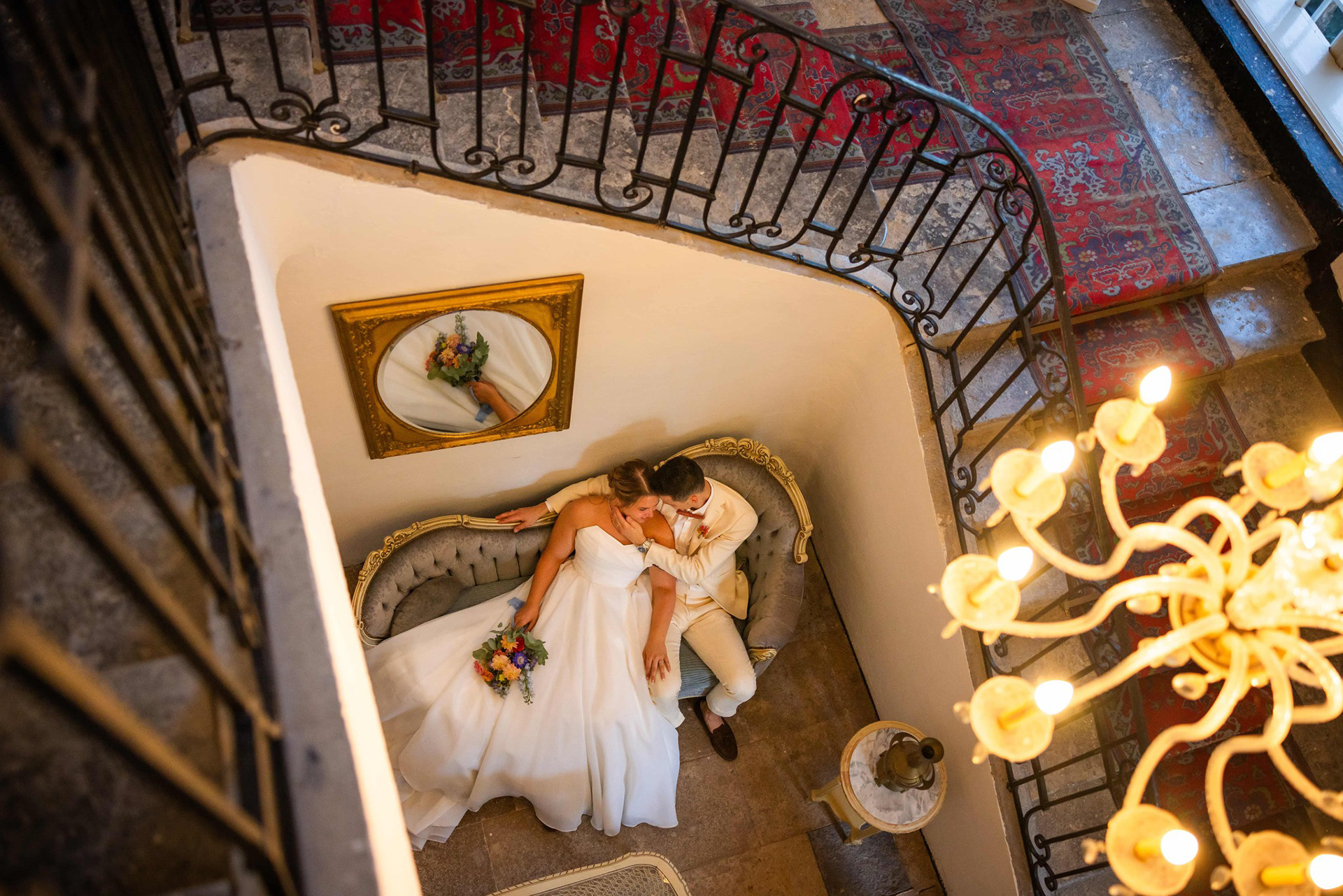 Photos de couple - Mariage aux Château de Montmartin