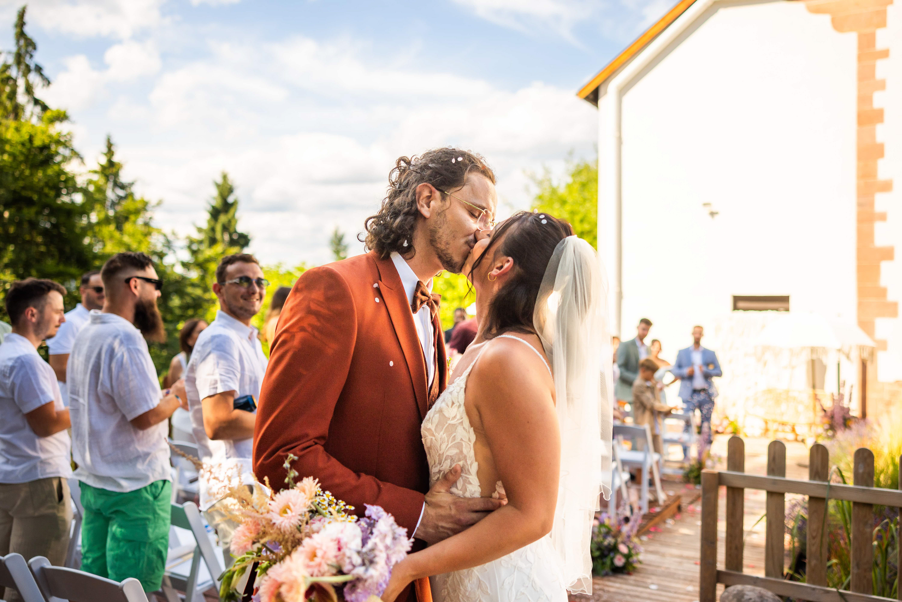 cérémonie mariage extérieur alsace manoir schaentzel