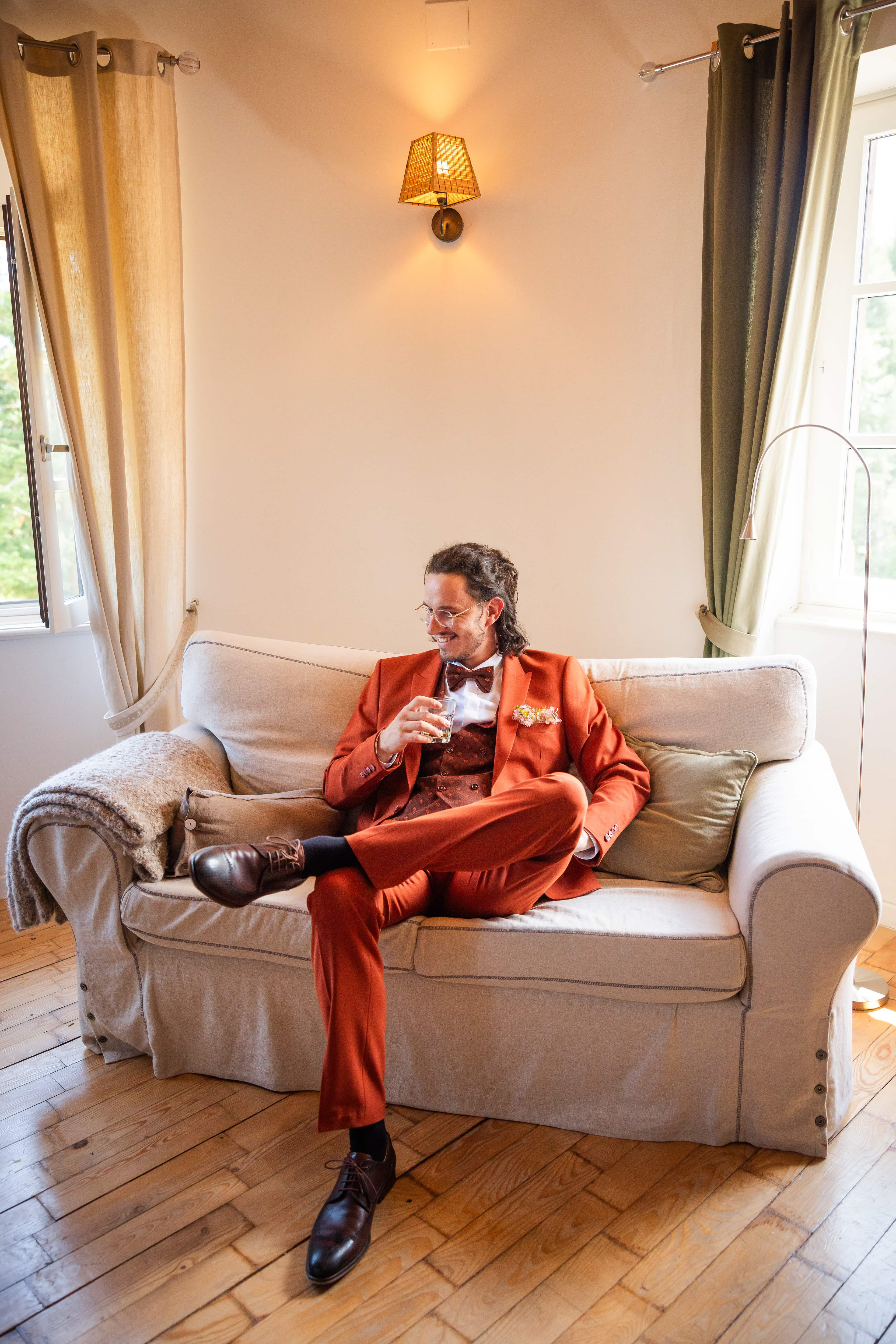 portrait marié préparatifs alsace