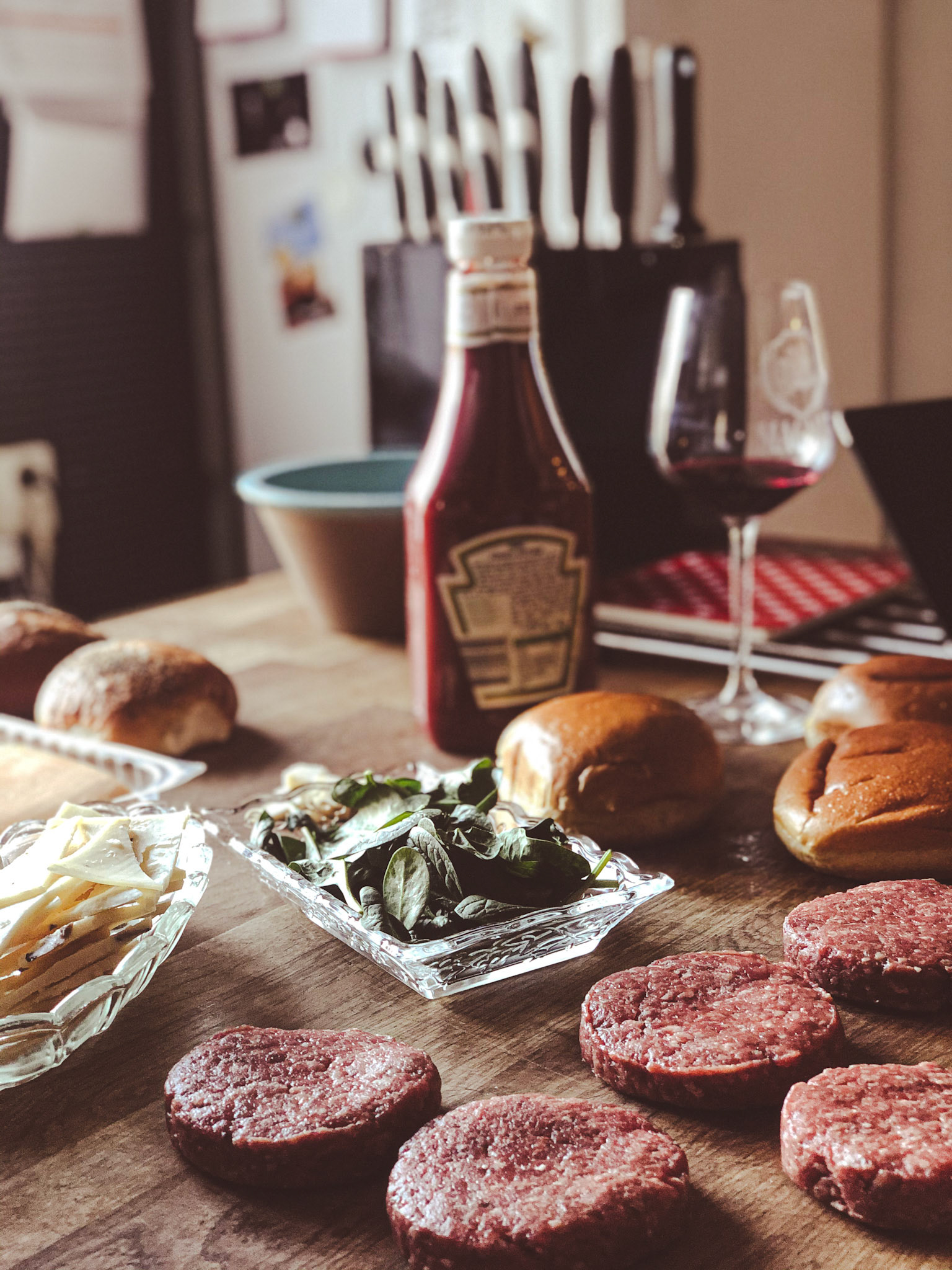 Burgare från Wapnö gårdsbutik