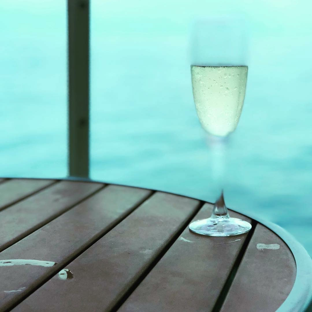 Lite bubbel utanför hytten