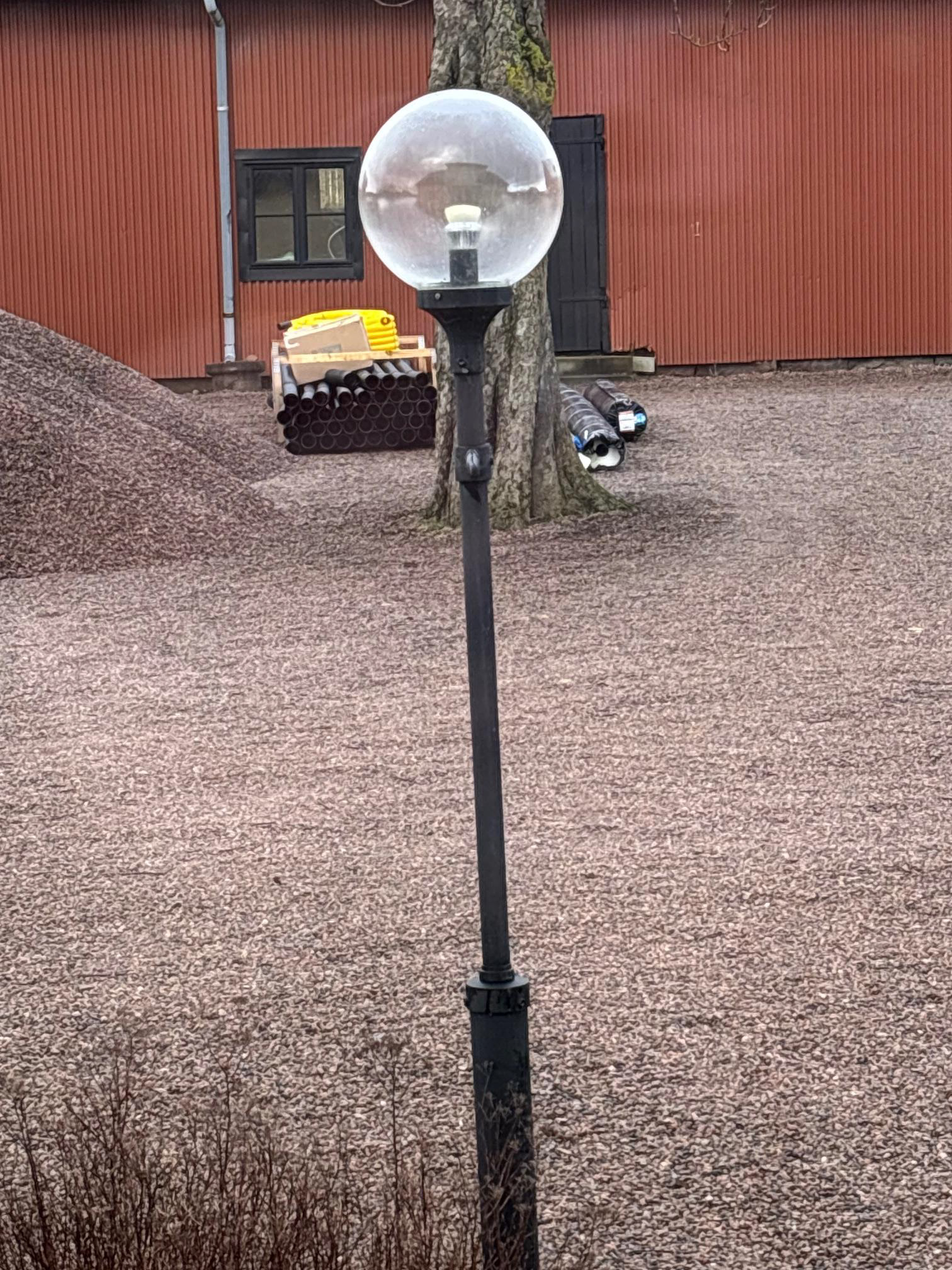 Markduk, dränerings- och el rör