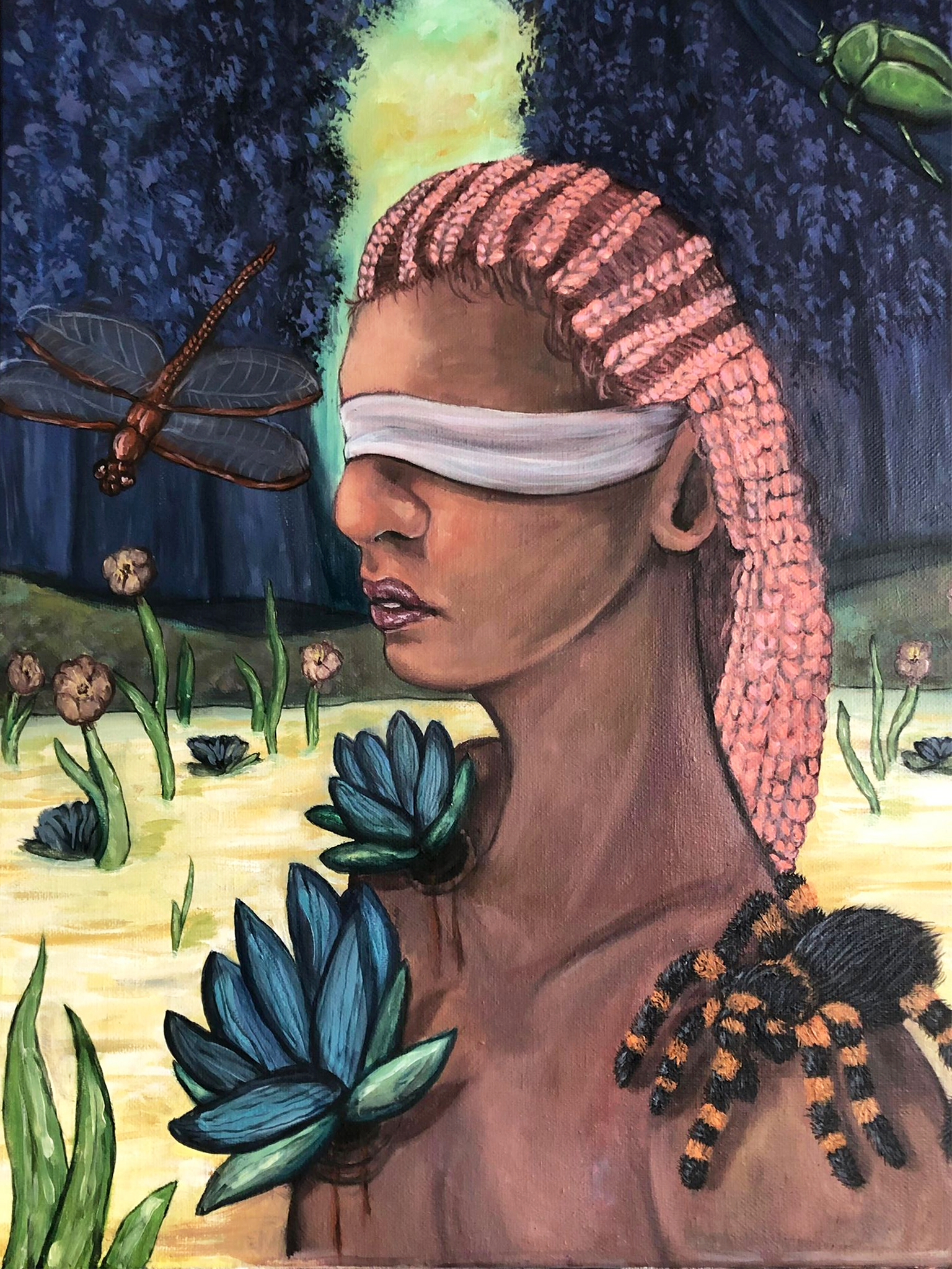 Hidden Horizons 4, 16"x20", Oil, 2020