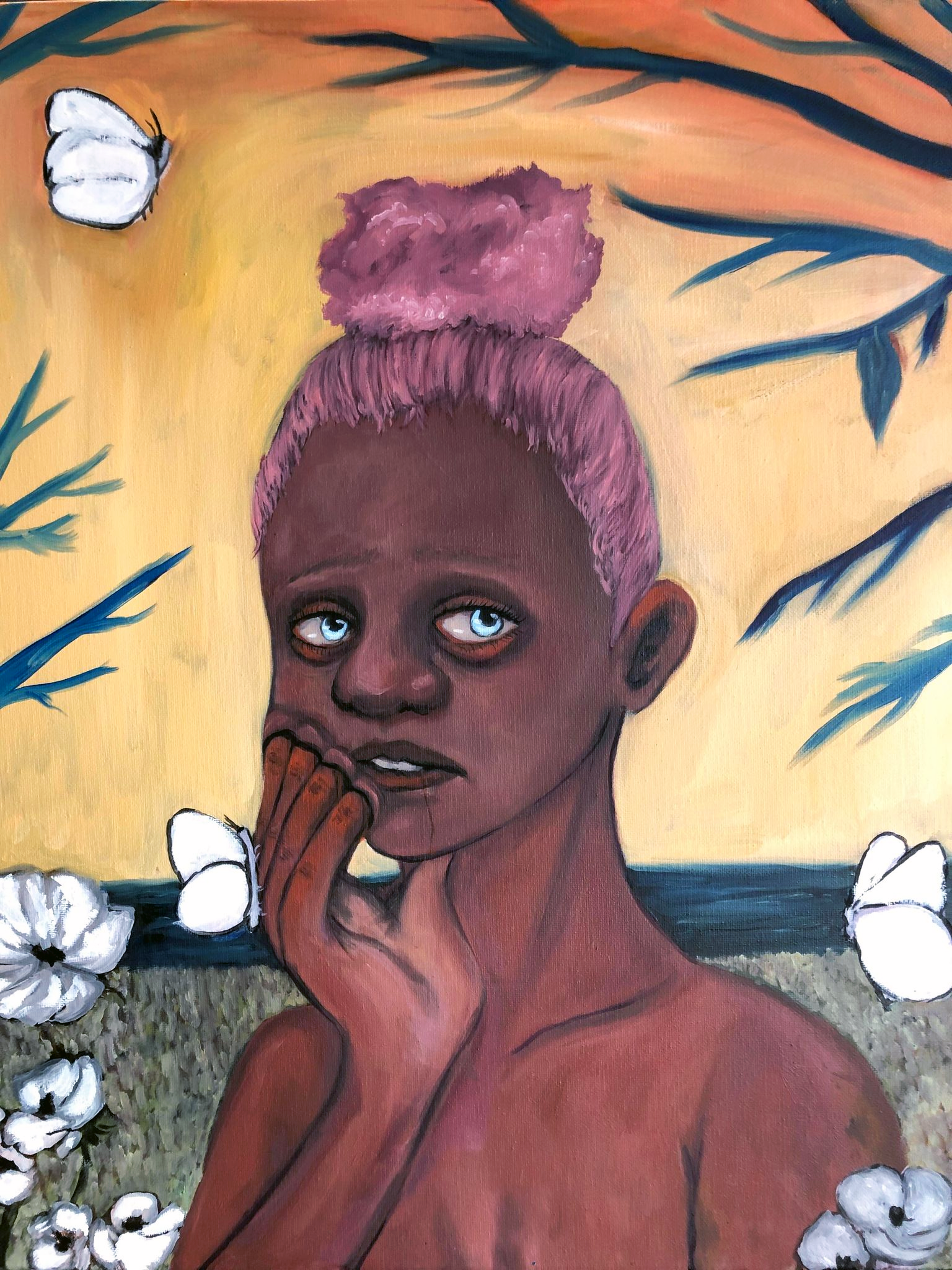 The Reason I Hide, 16"x20", Oil, 2020