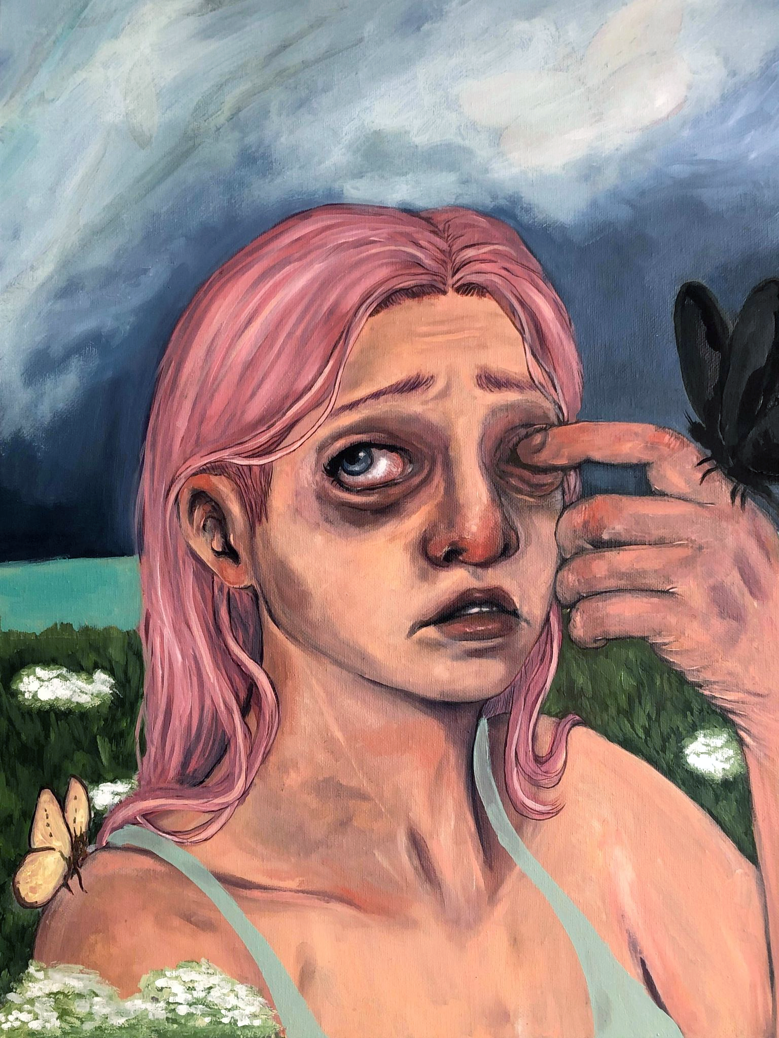 The Discomfort I Live With. 16"x20", Oil, 2020
