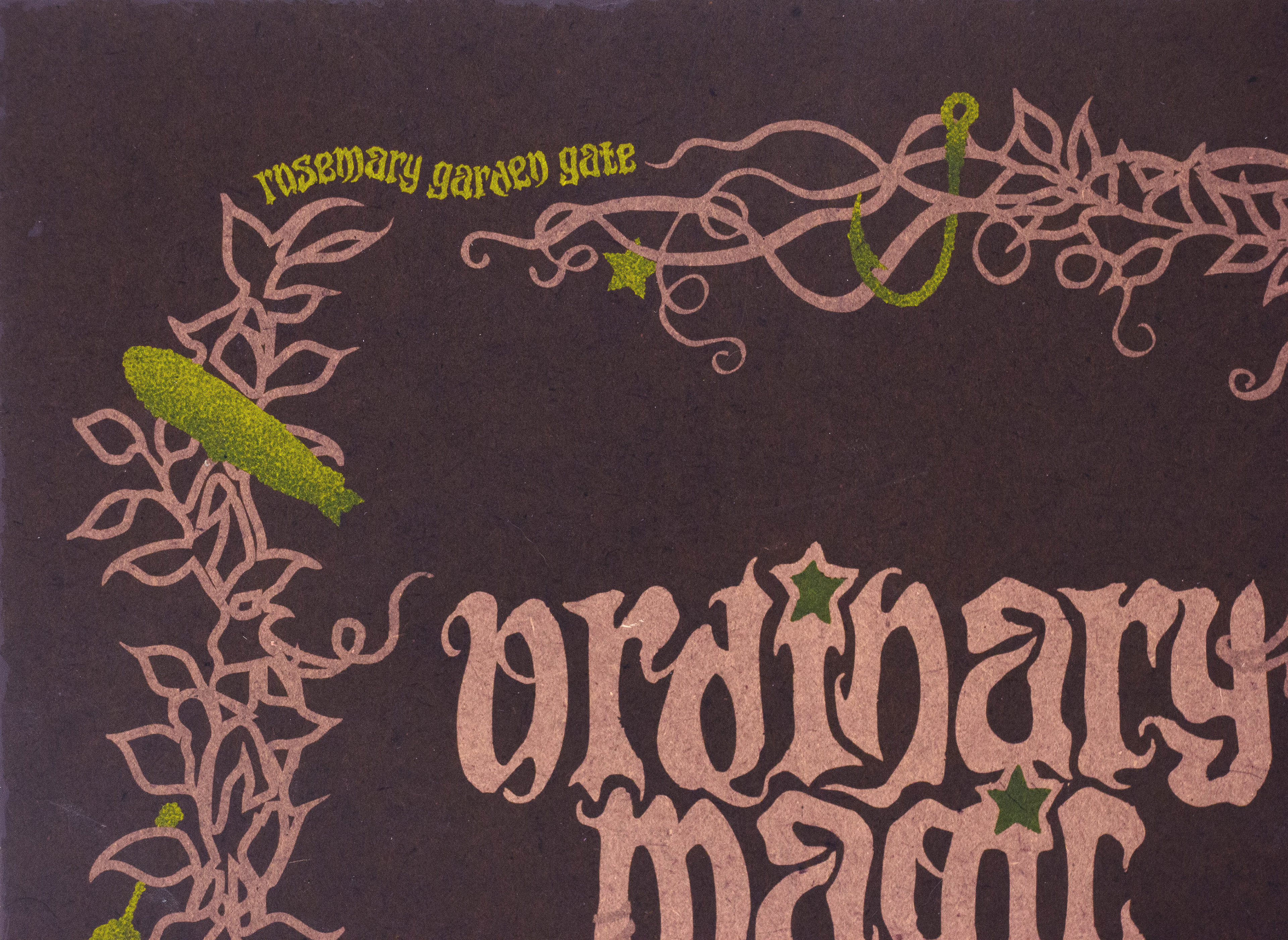 Front cover details