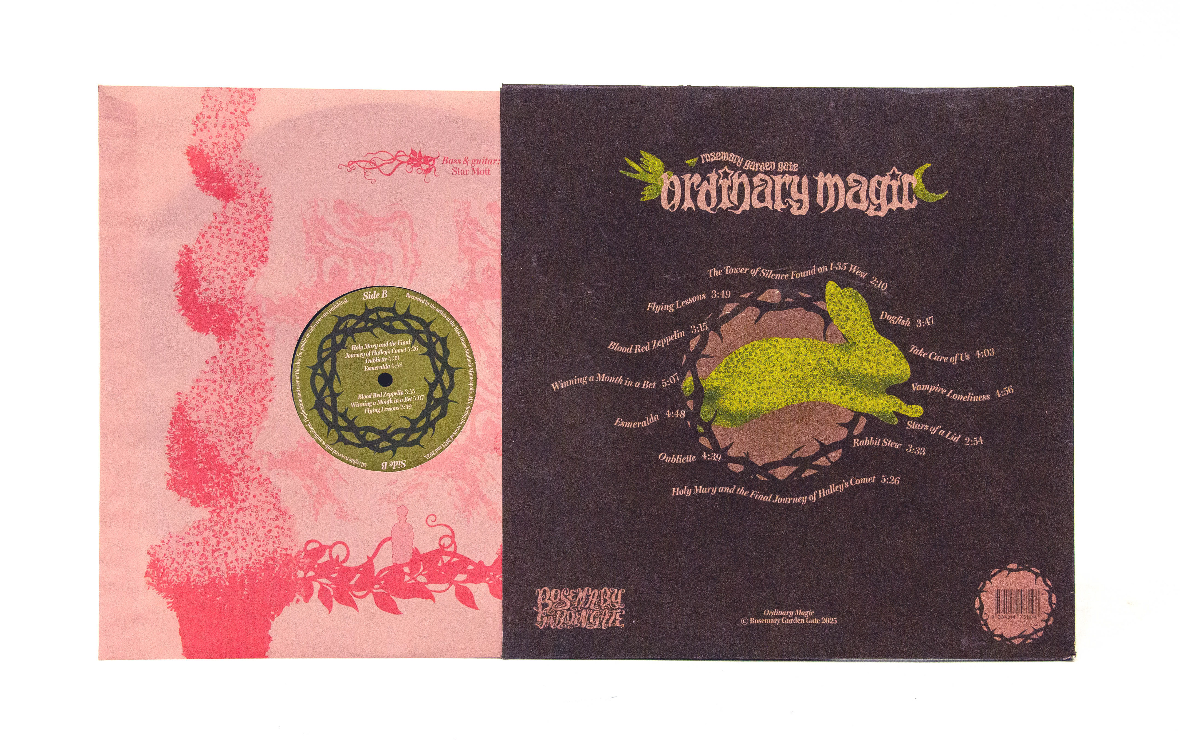 Back cover + Side B sleeve