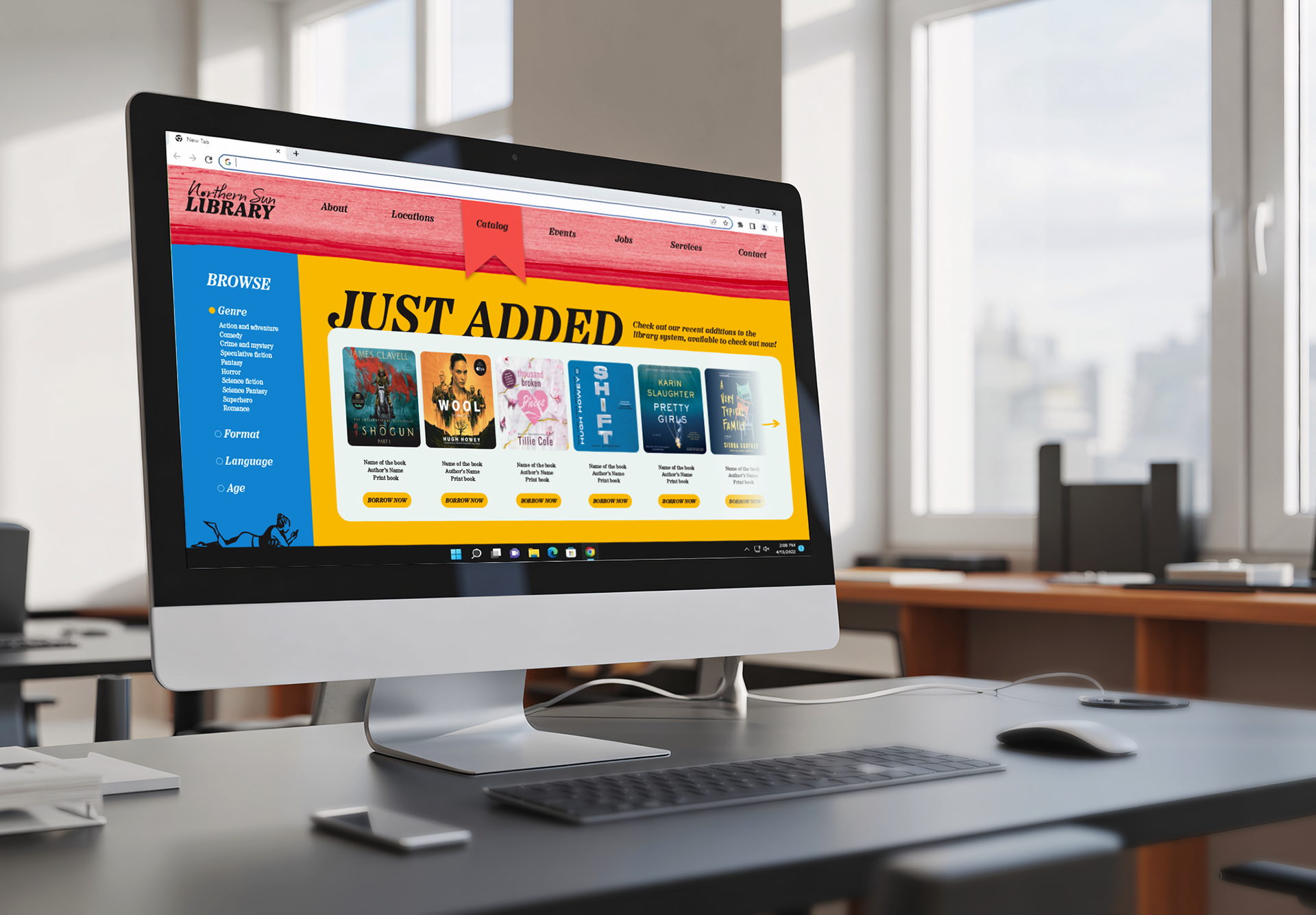 Library website