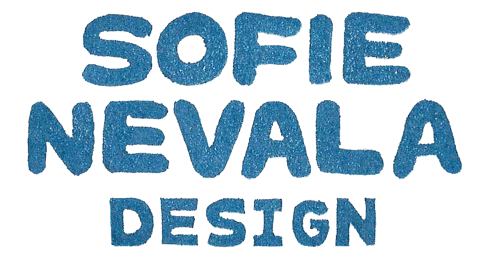 Logo that reads "Sofie Nevala Design"