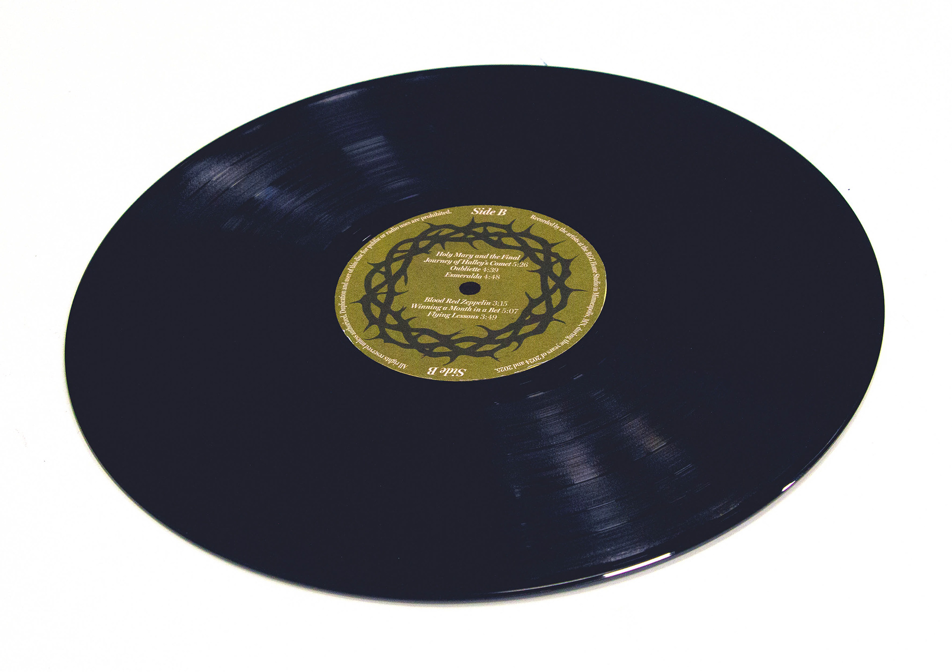 Side B vinyl