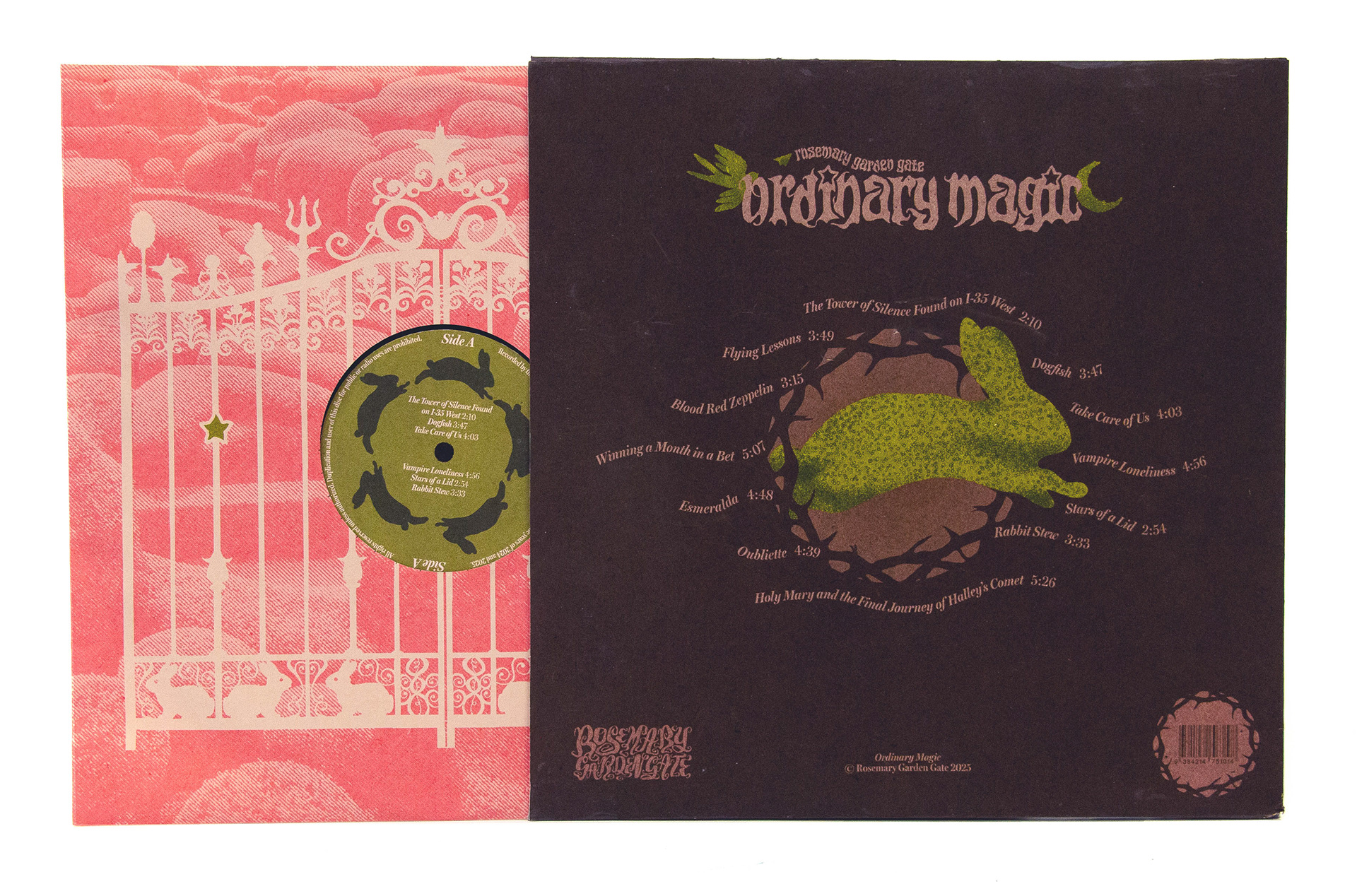 Back cover + Side A sleeve
