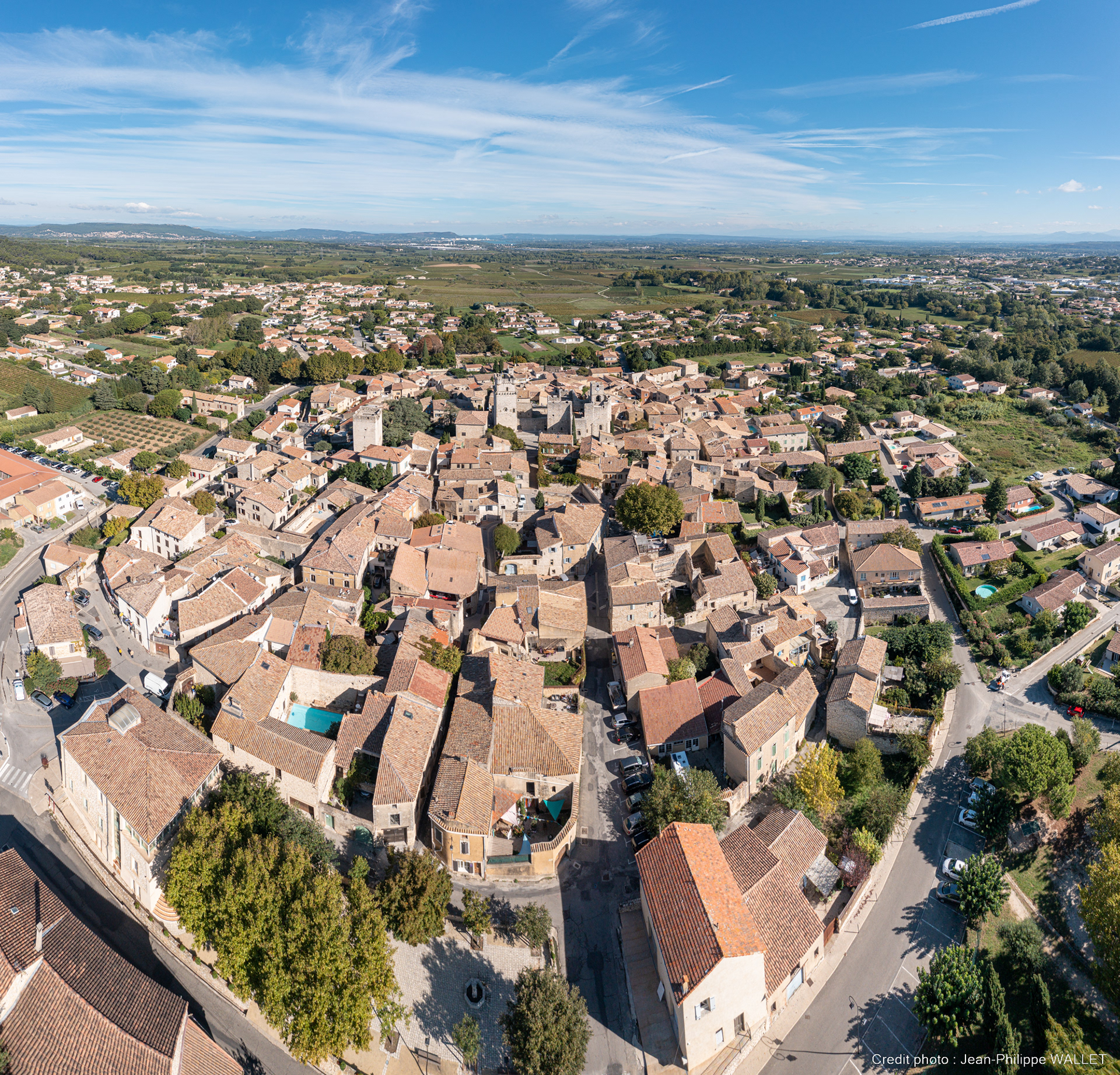 Saint Laurent des Arbres, images drone, commande de la mairie