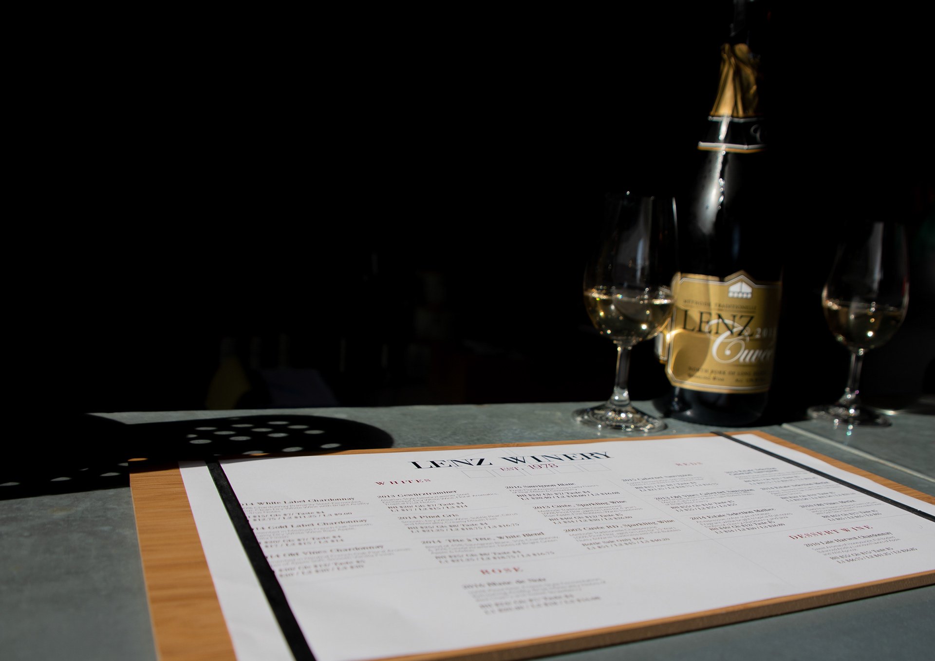 for lenz winery