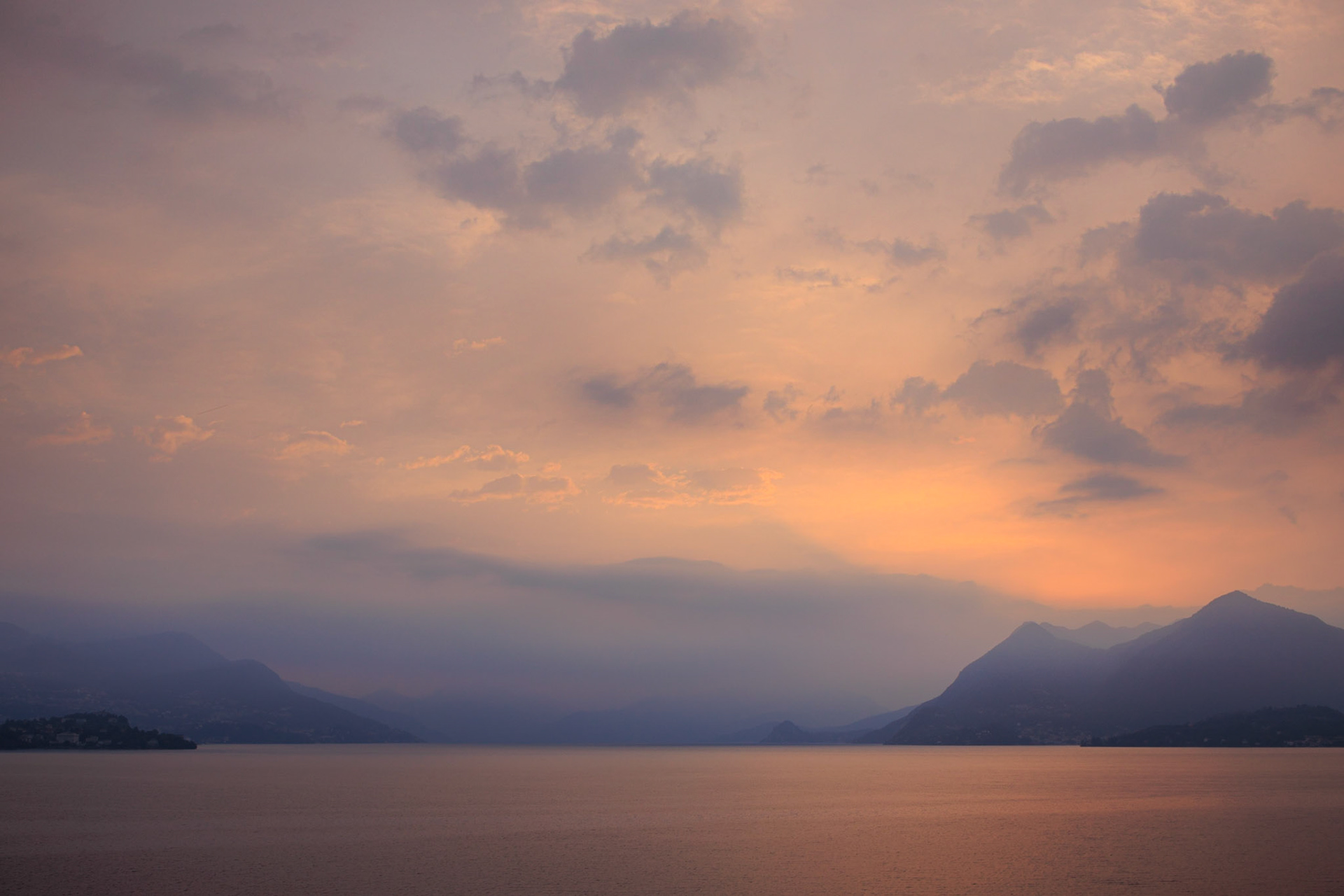 Sunrise, Lake Maggiore, Stresa, Italy
