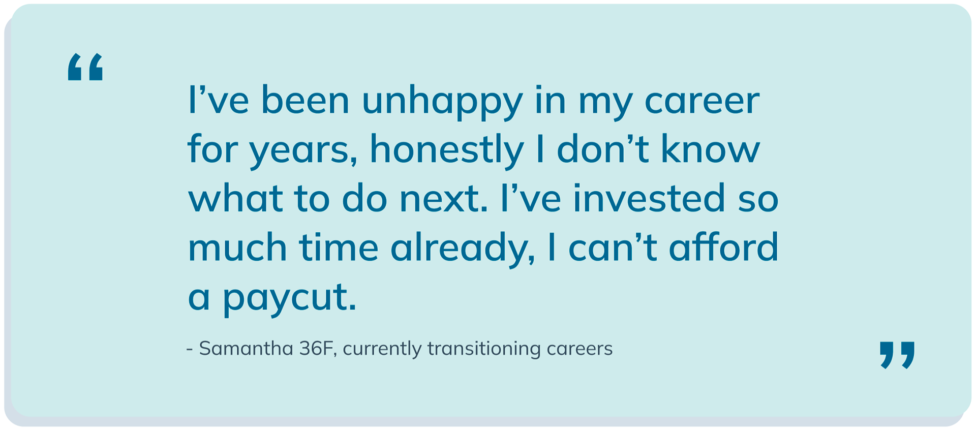 Quote from participant