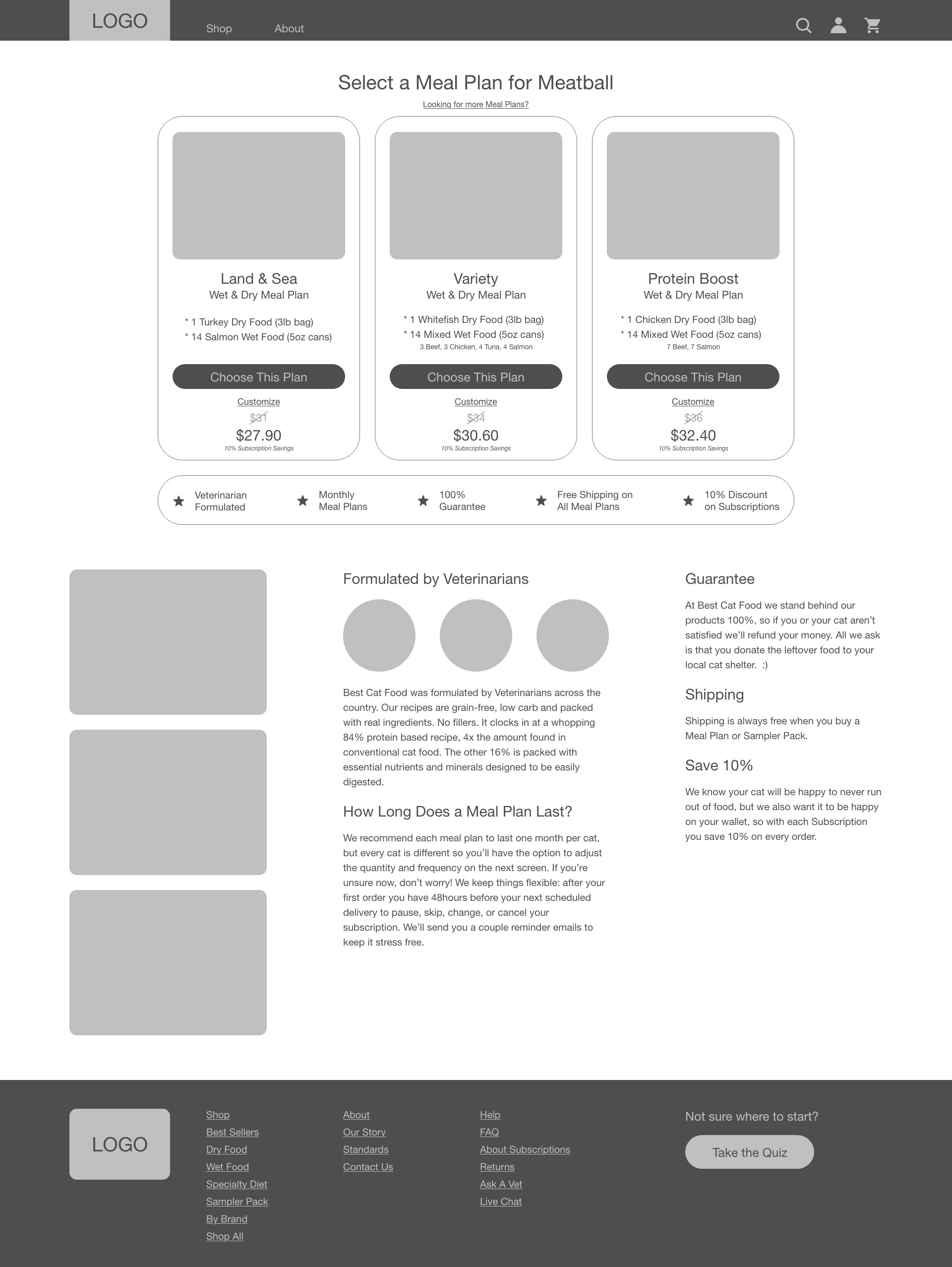 Meal Plan Select
