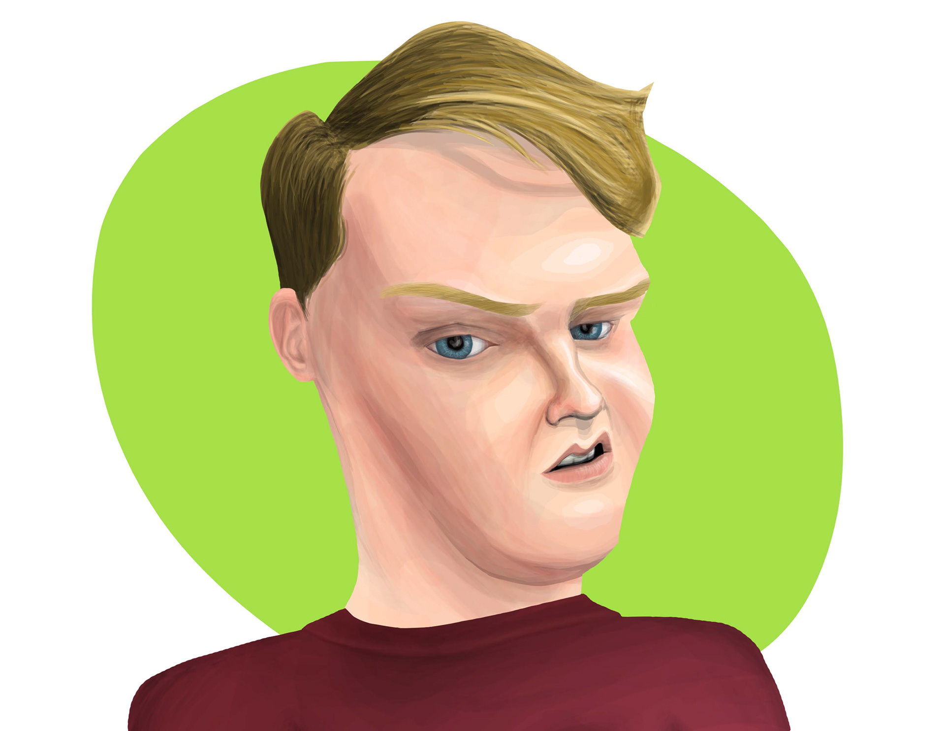 Caricature of self