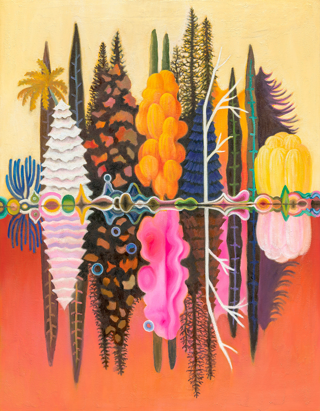 Everyone's forest, mixed media, 116.7x91cm, 2022