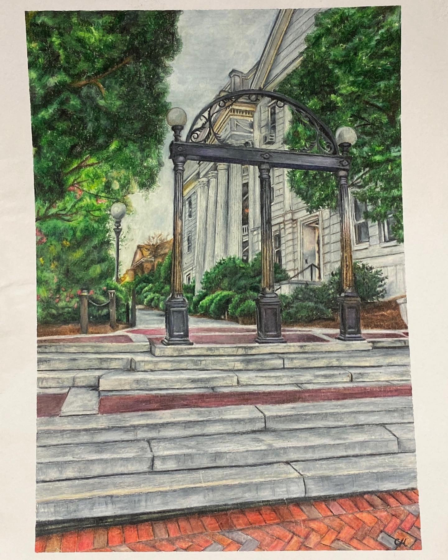 Colored pencil on Bristol Board