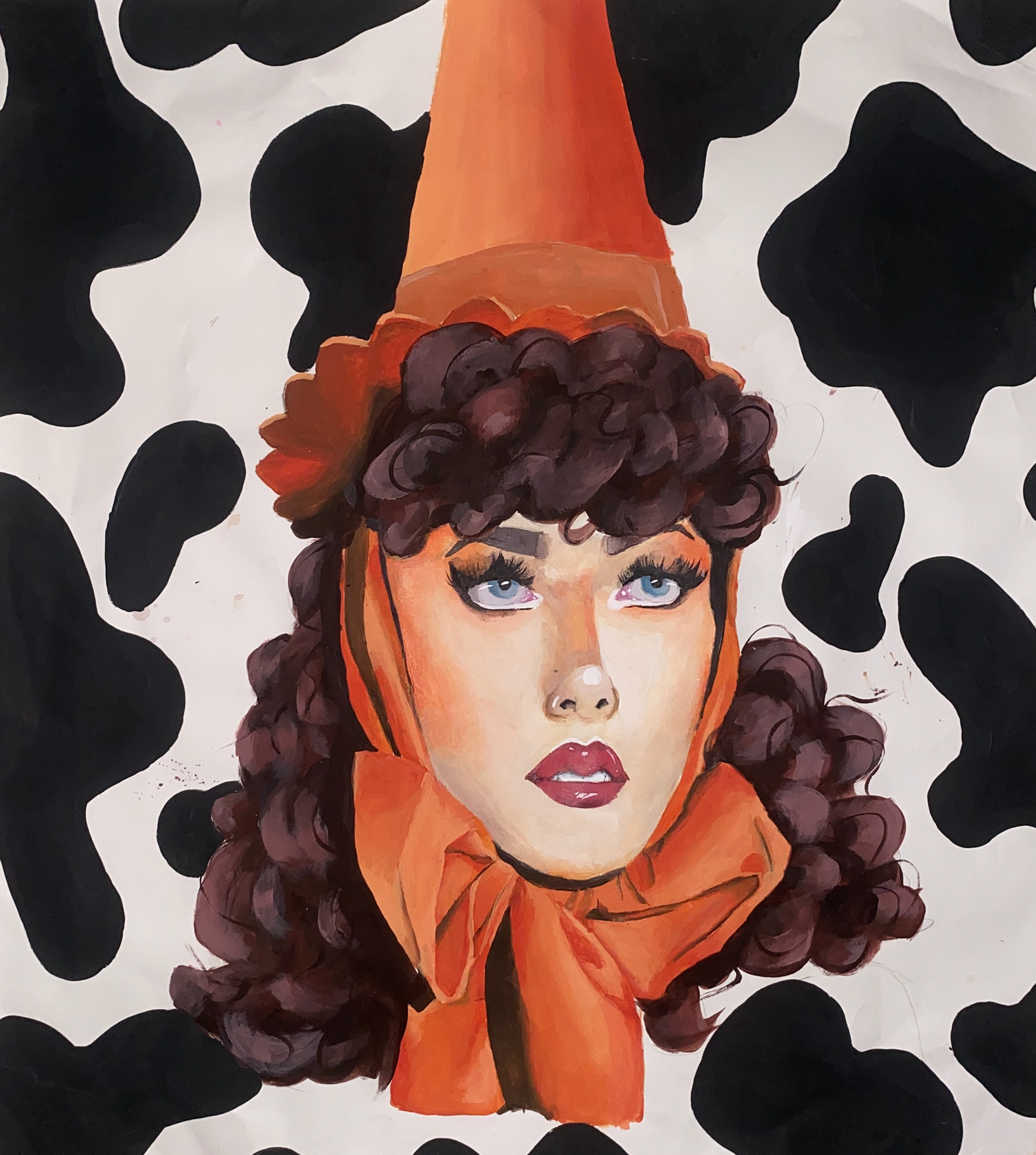 Acrylic on paper, 2020