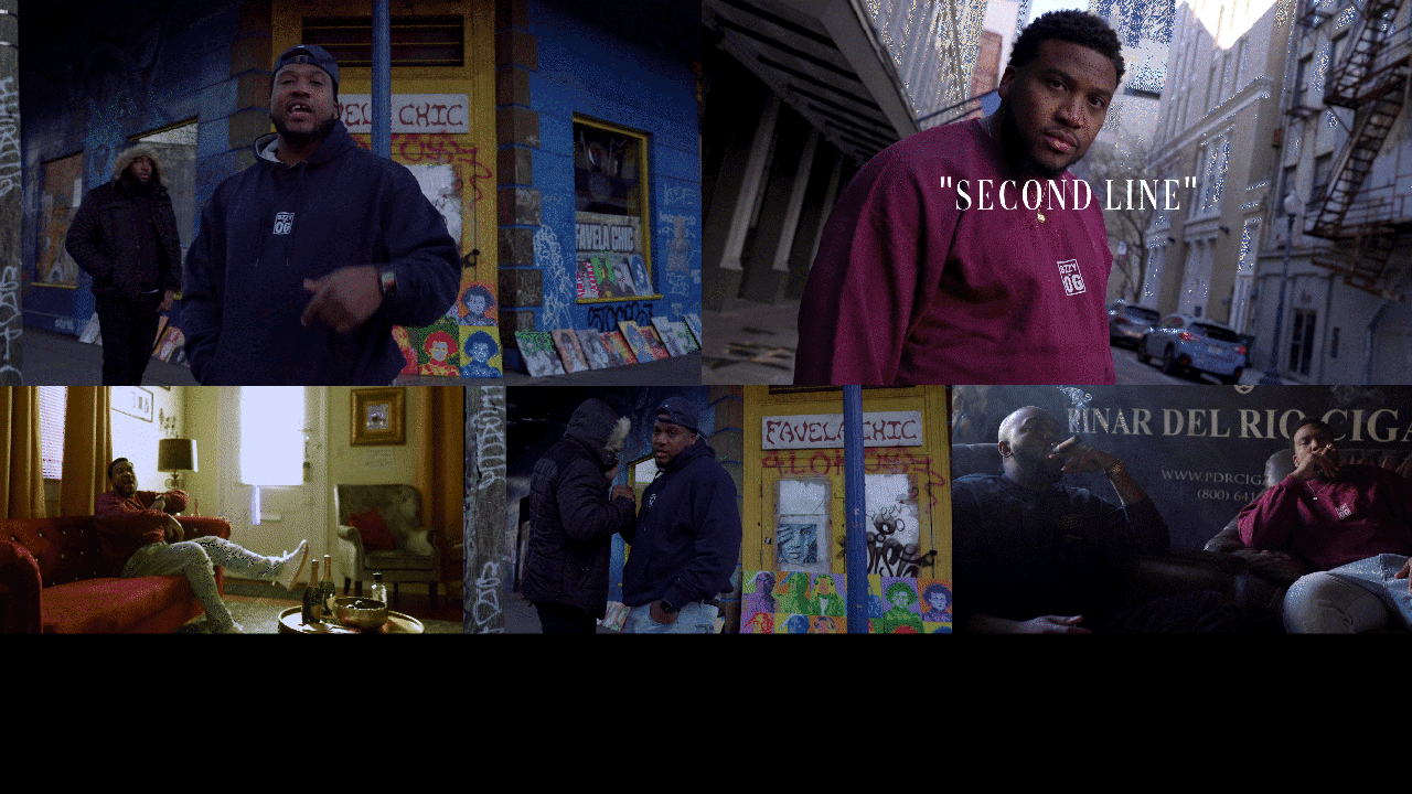 bzzy og second line music video cover gif