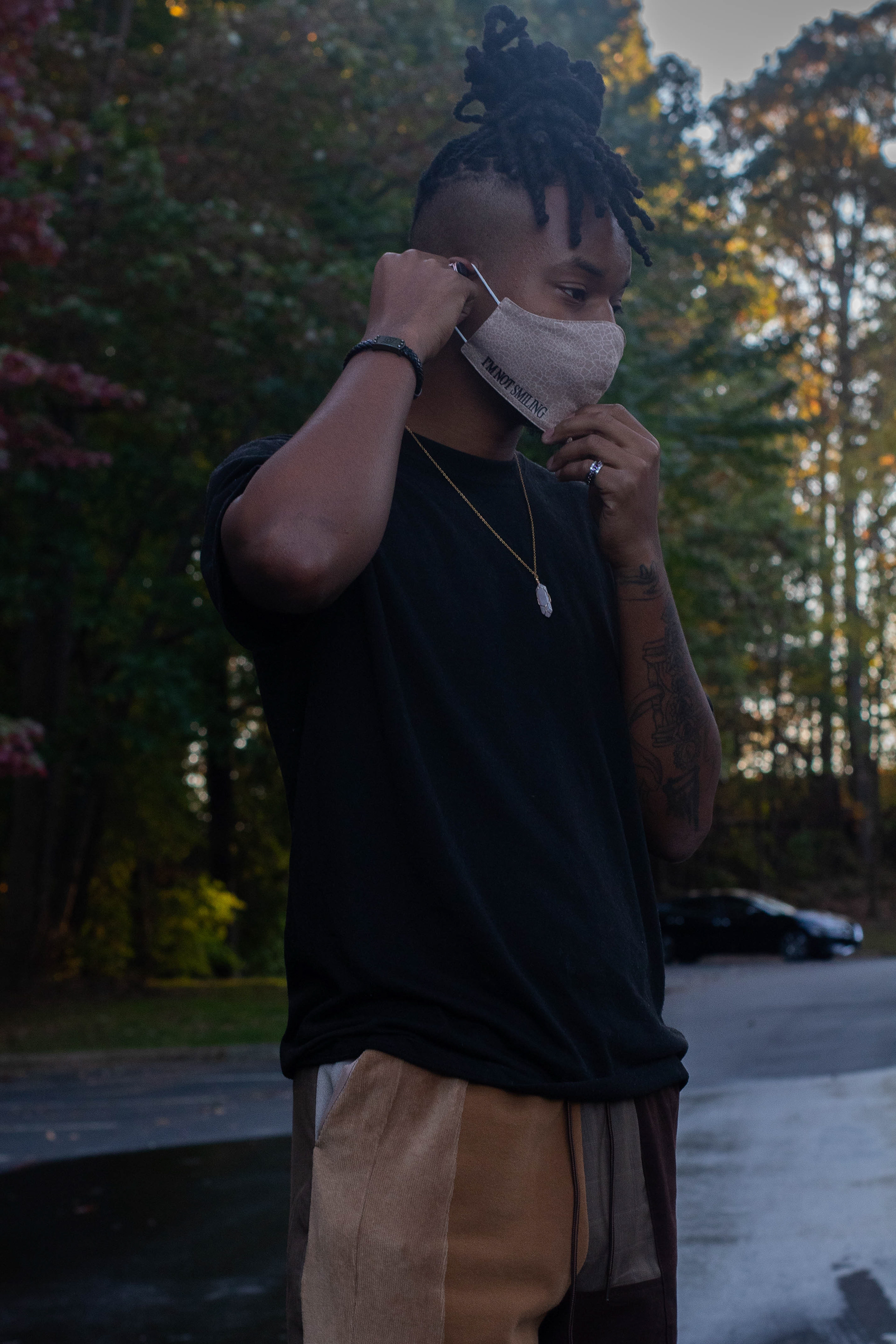 I'm not smiling mask | one-size