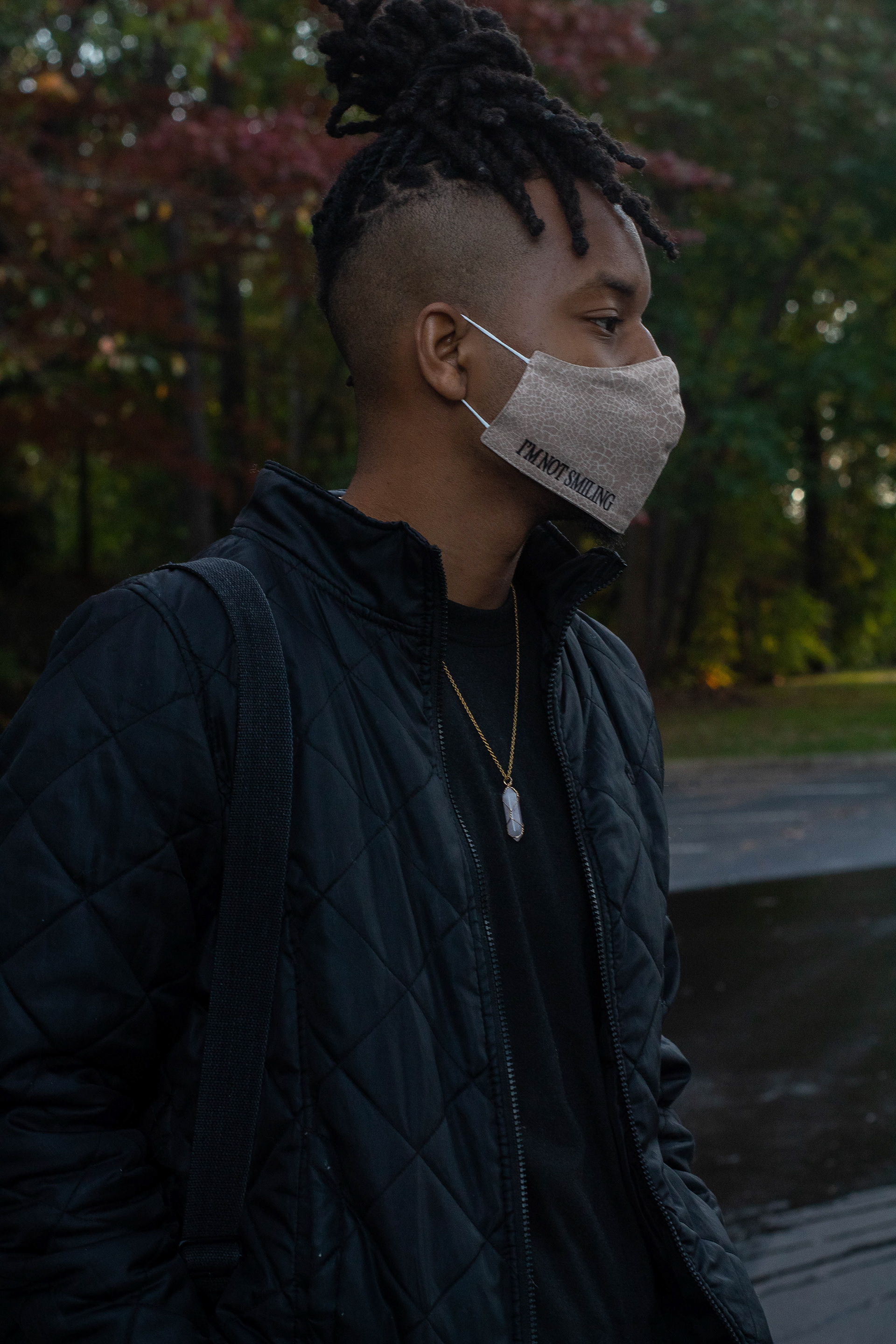 I'm not smiling mask | one-size