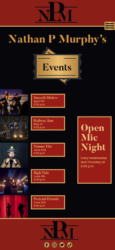 Events Page