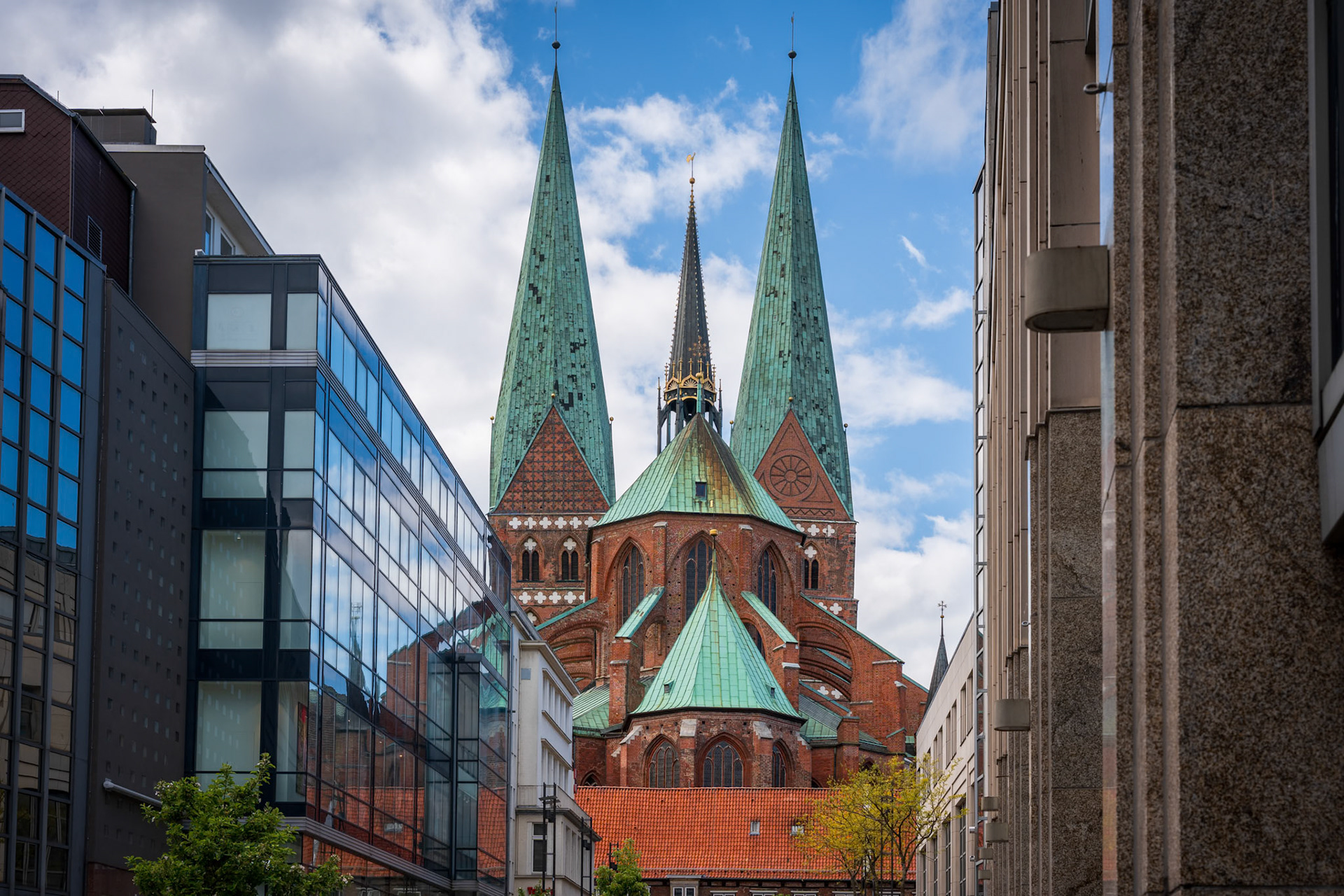 Gotický kostel Marienkirche