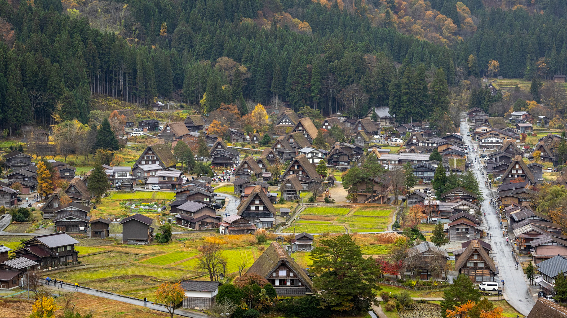 vesnice Shirakawa-go