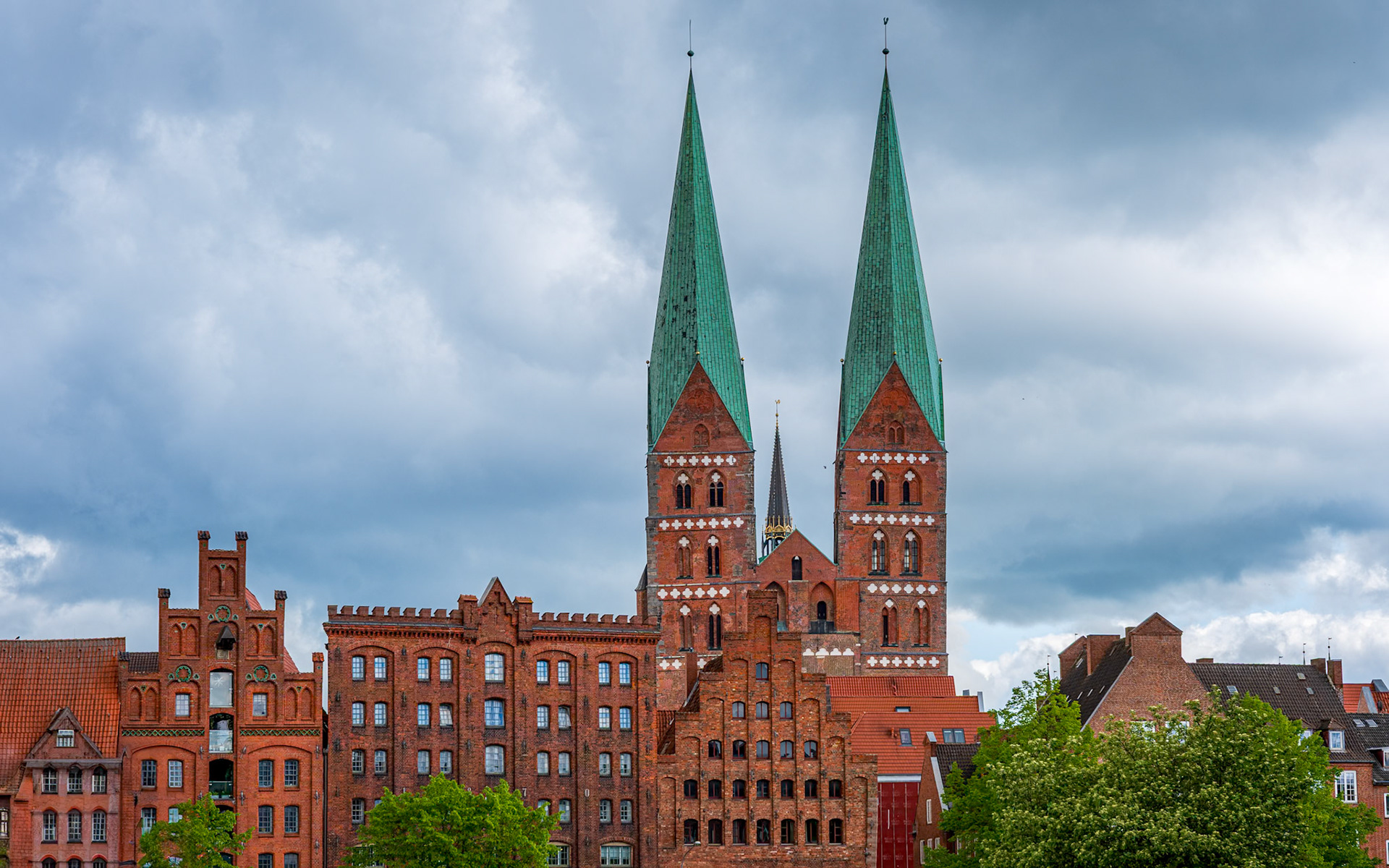Gotický kostel Marienkirche