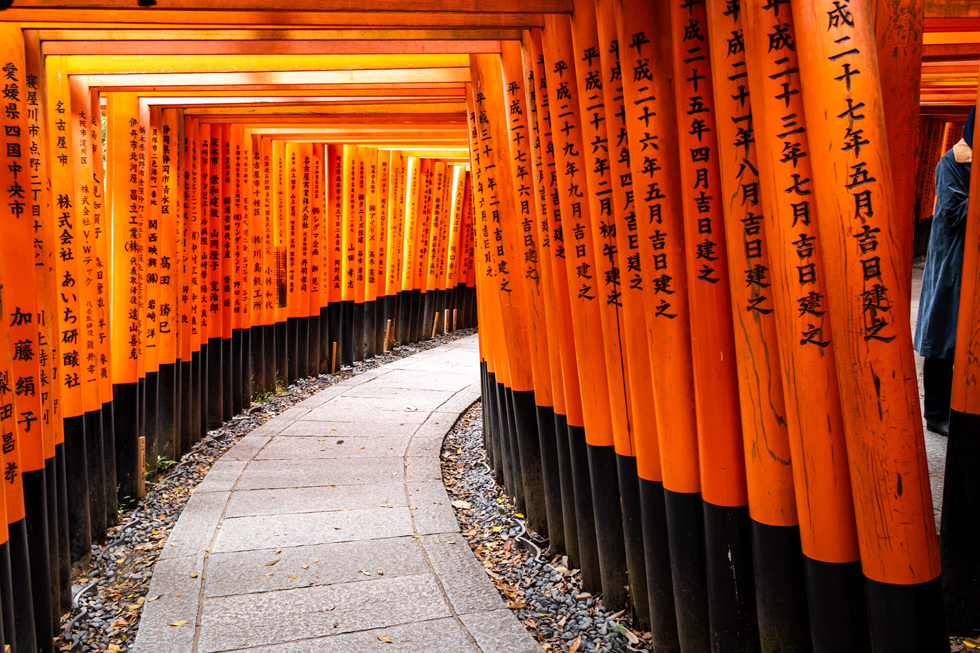 Senbon Torii, svatyně Fushimi Inari