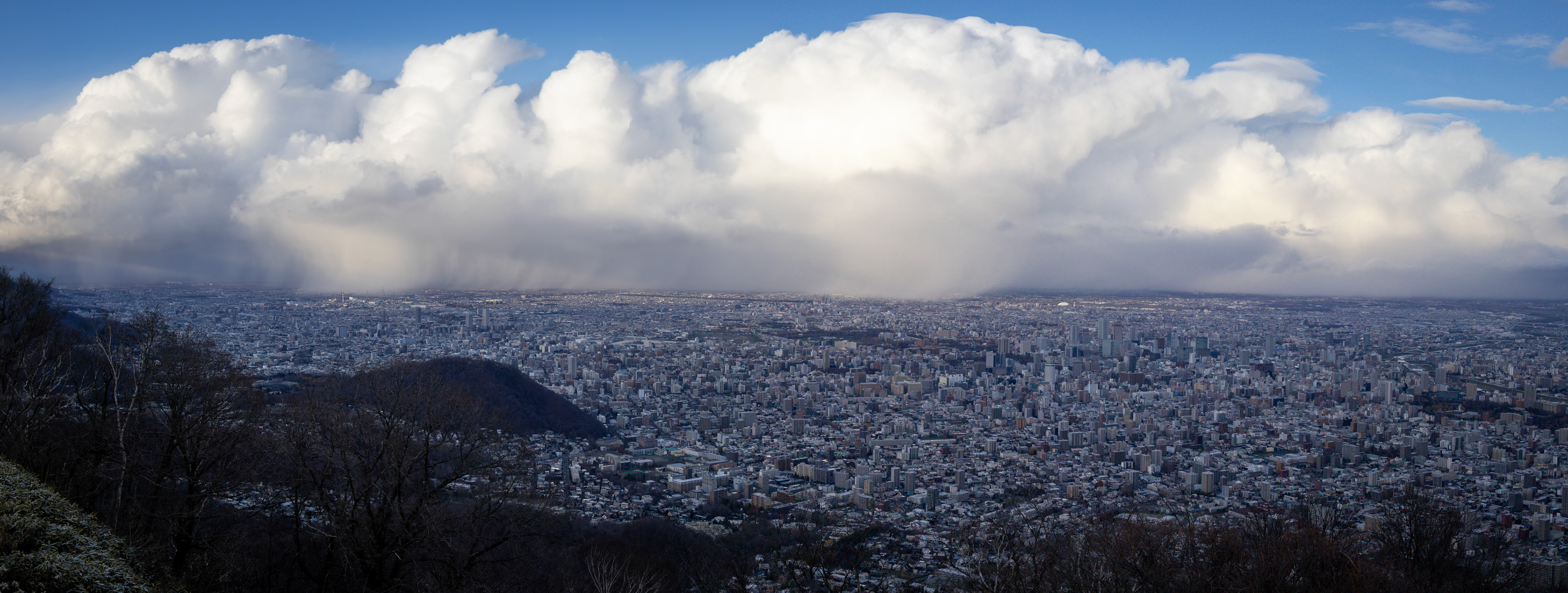 Sapporo, pohledem z hory Moiwa