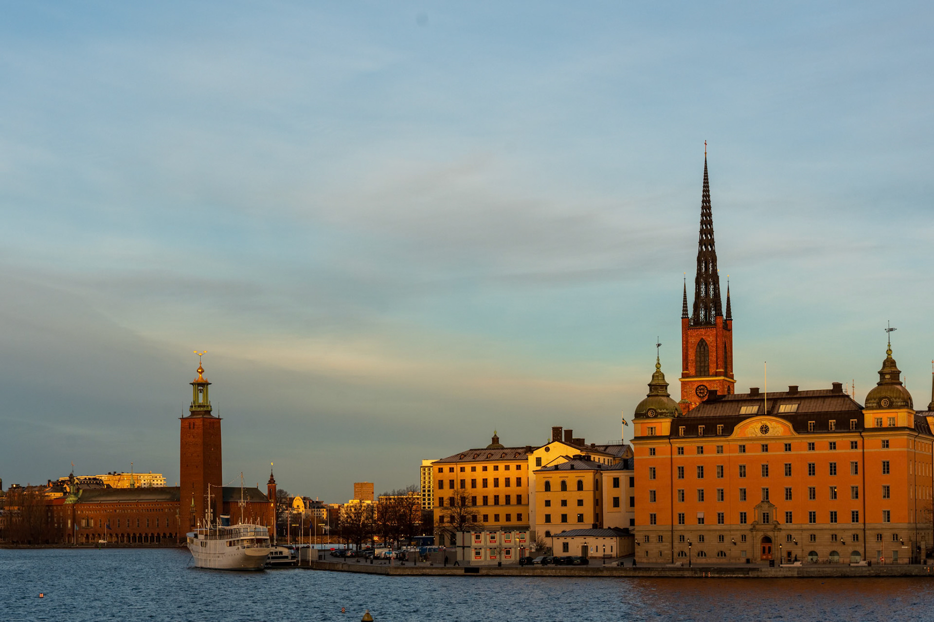 pohled na Riddarholmen