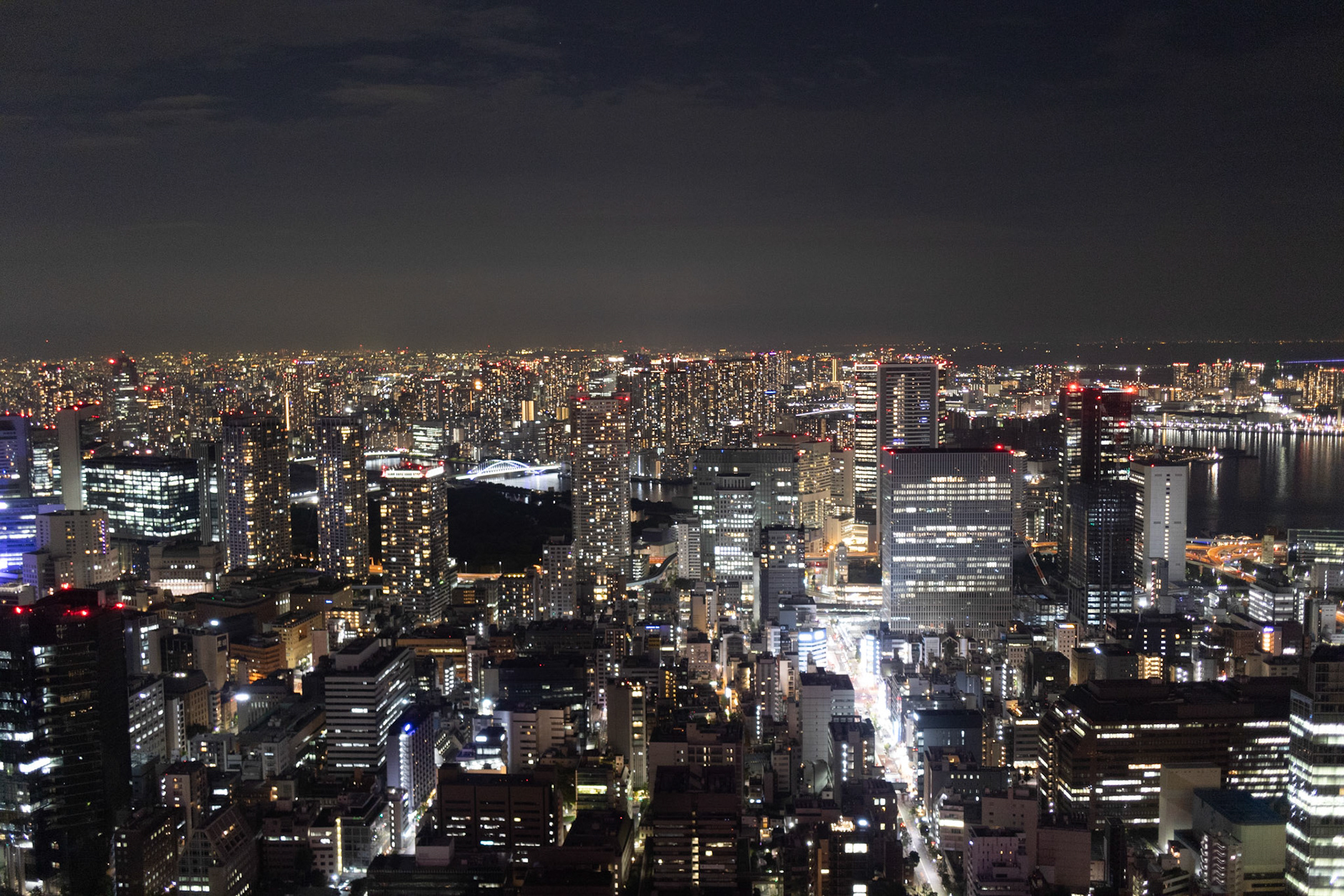 pohledem z Tokyo Tower, Tokyo