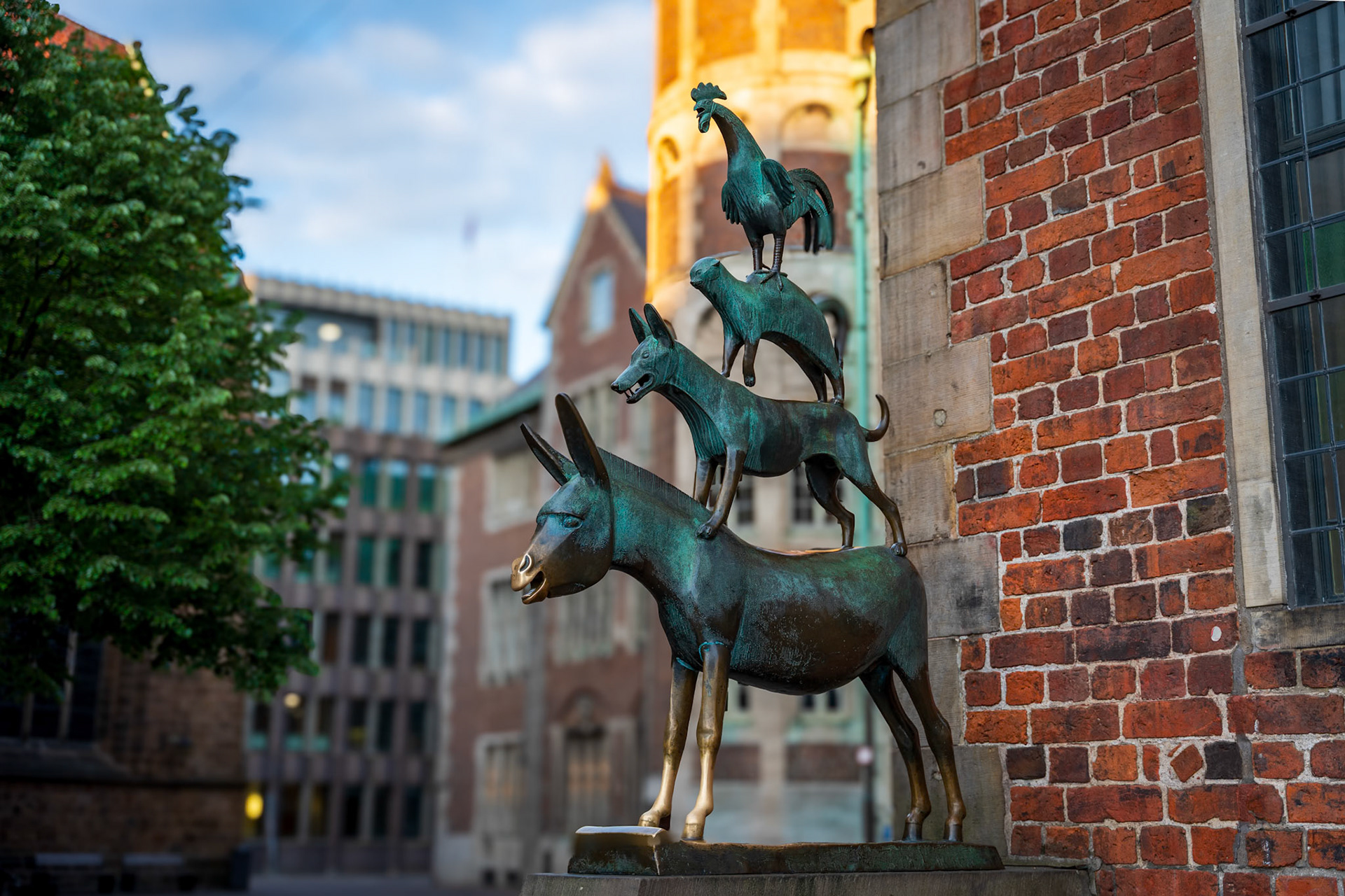 Socha brémských muzikantů