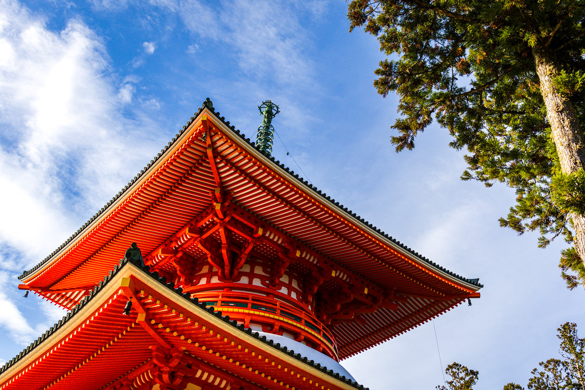 pagoda Kompon Daito, chrám Kongobu-ji