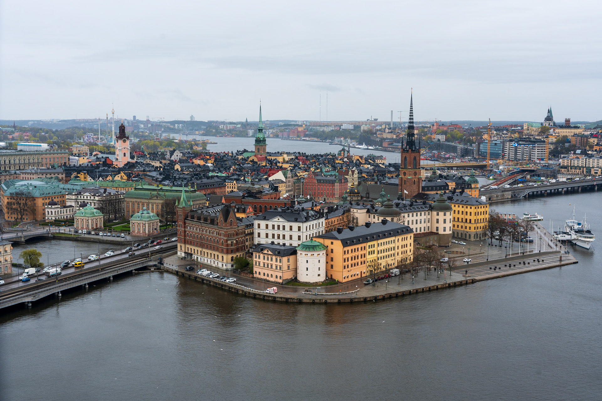 Riddarholmen pohledem z radniční věže