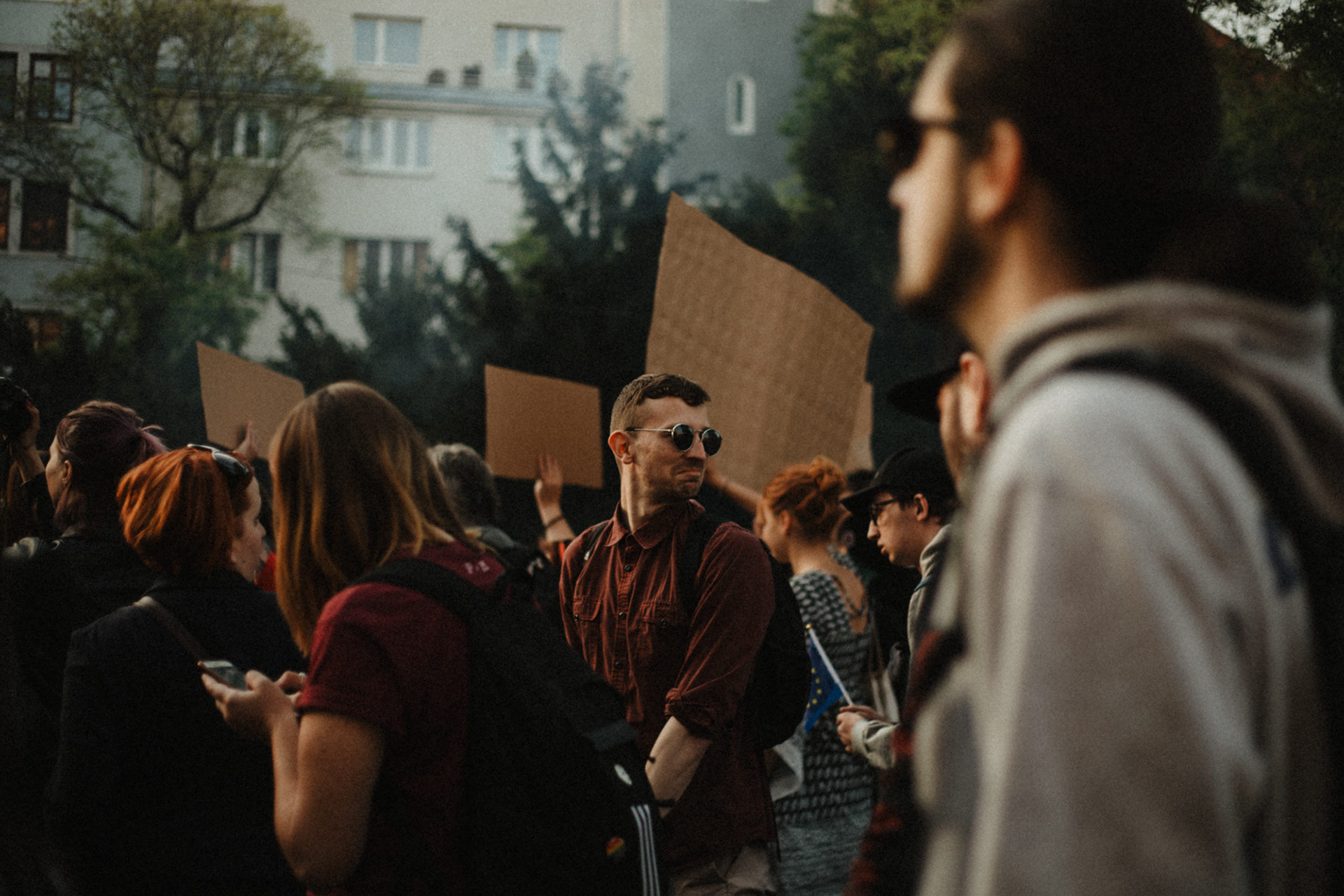 antifasist demonstration