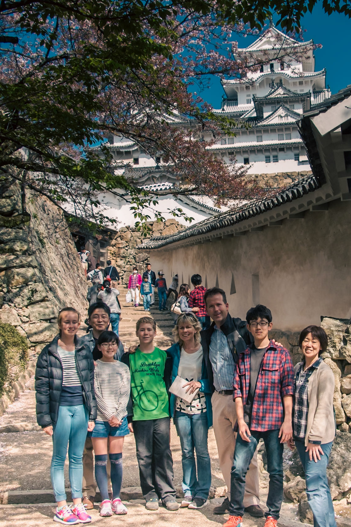 A castle tour with the wonderful Sasaki family