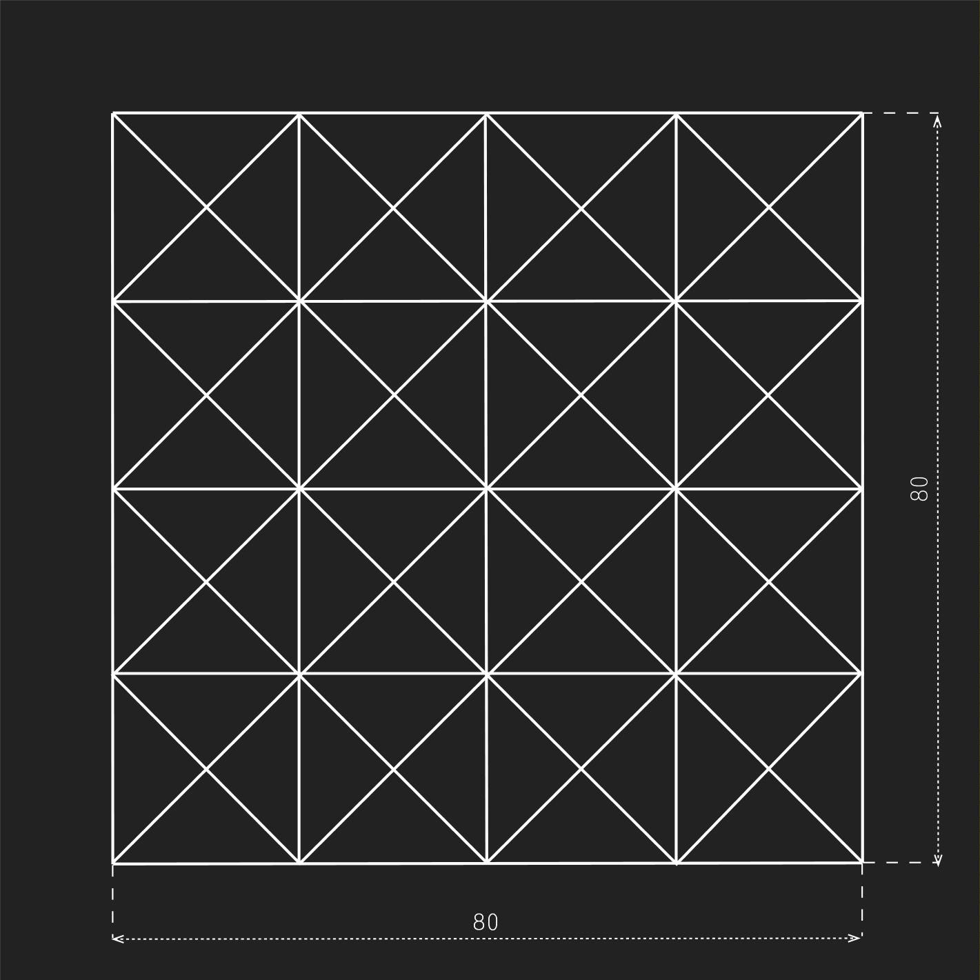 Protopaper with Triangle and Square Pattern