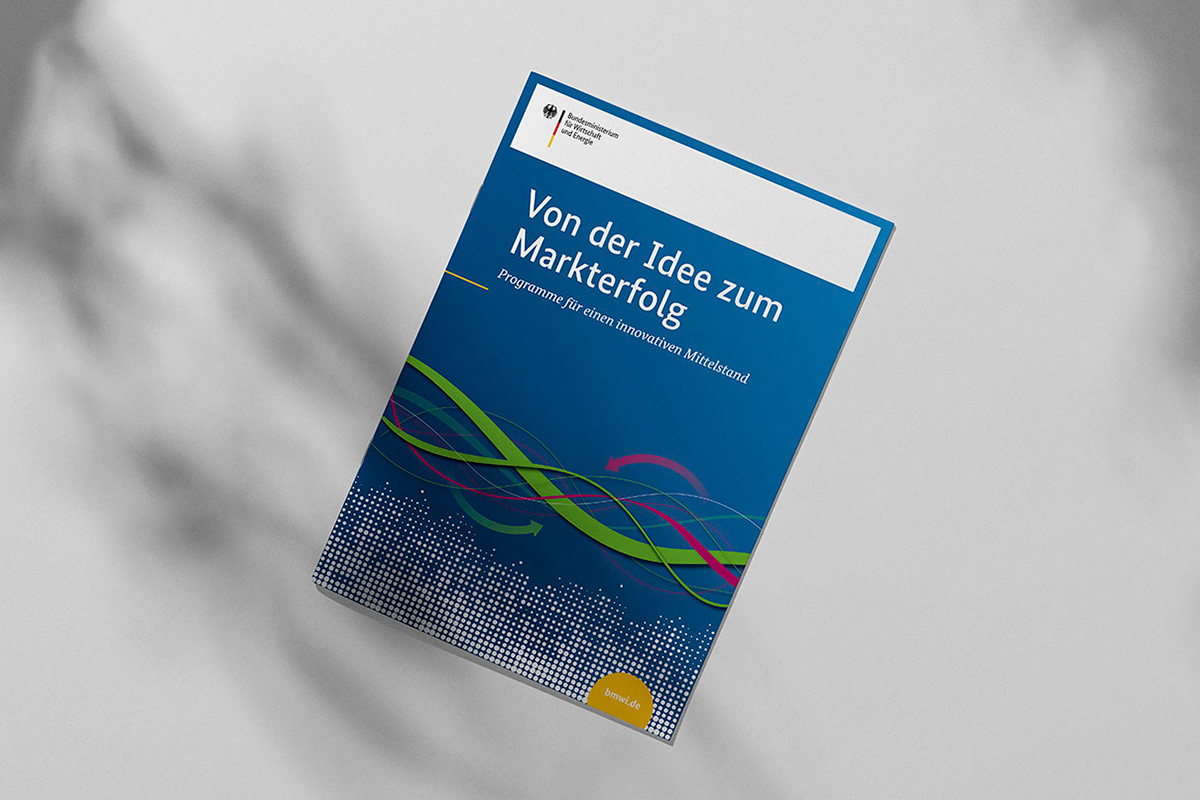 Flyer "From idea to market success" Programs for innovative SMEs.