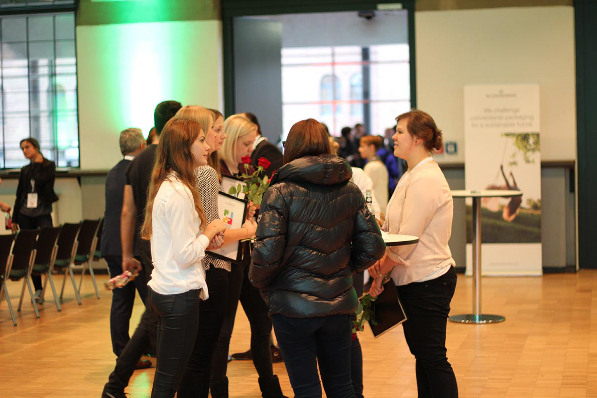 Student work at the Packaging Impact Design Award of BillerudKorsnäs in Ludwigsburg.
